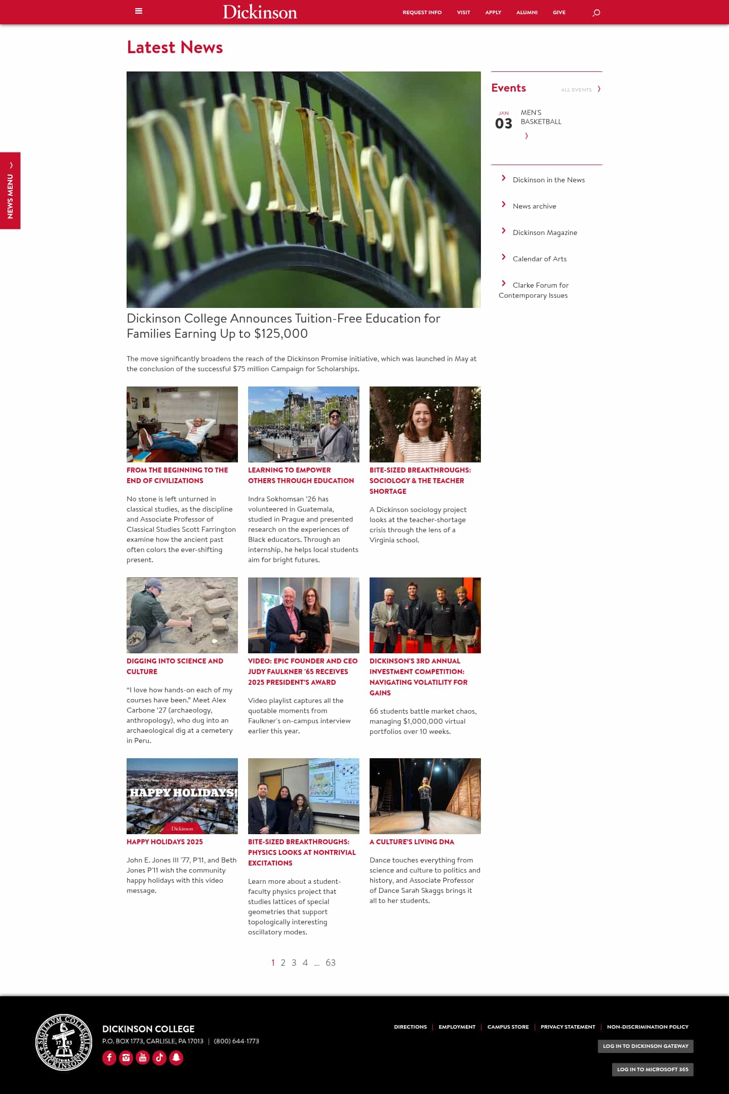 Latest website image capture