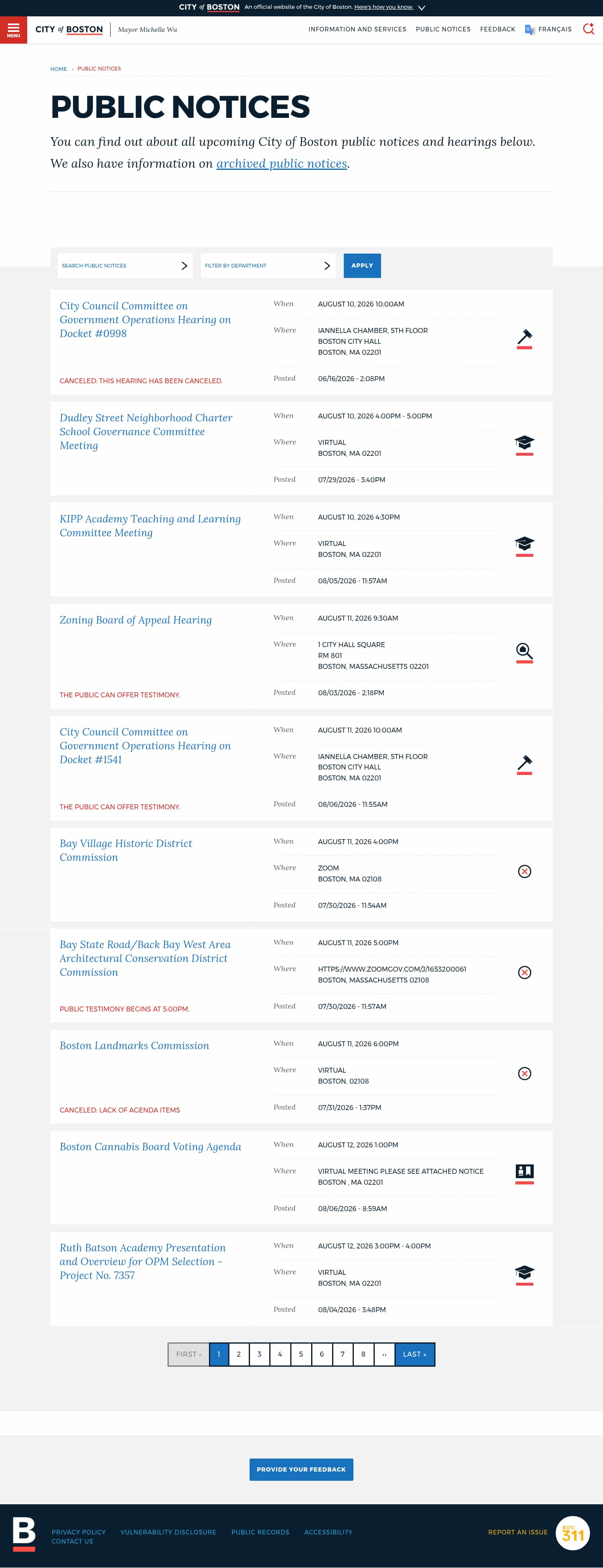 Latest website image capture