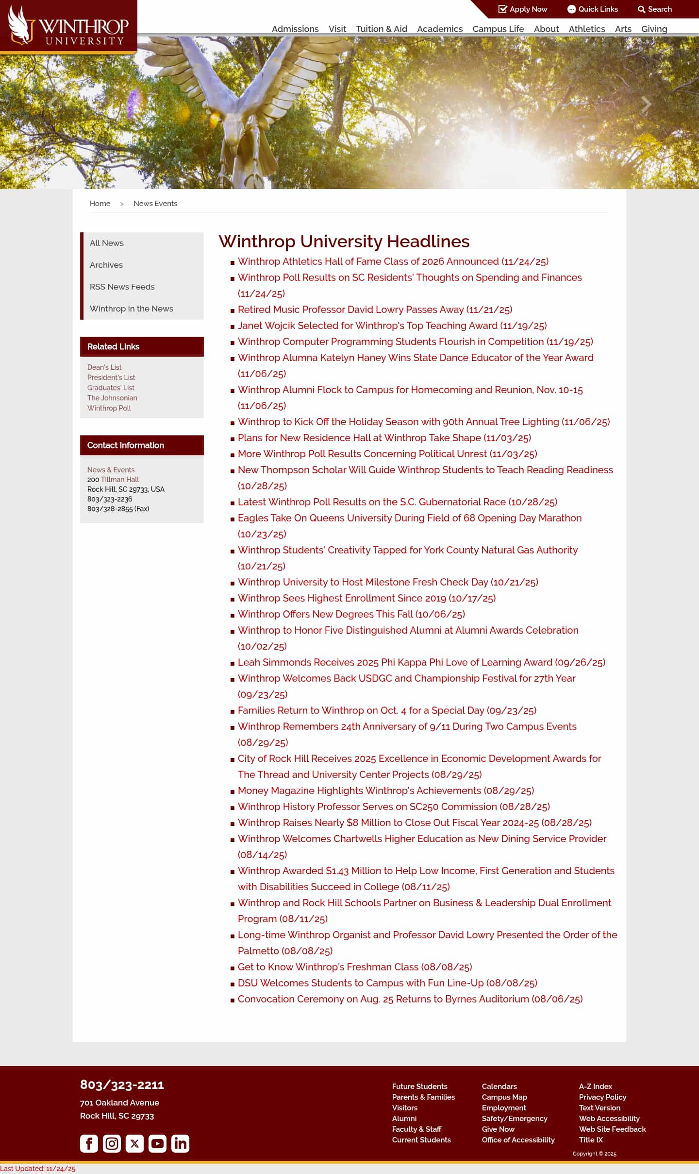 Latest website image capture