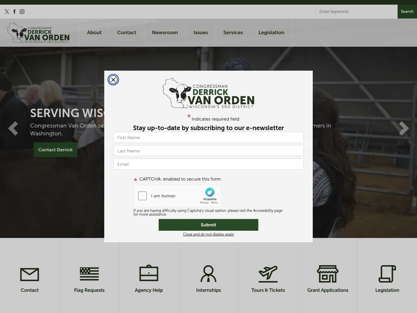 Latest website image capture