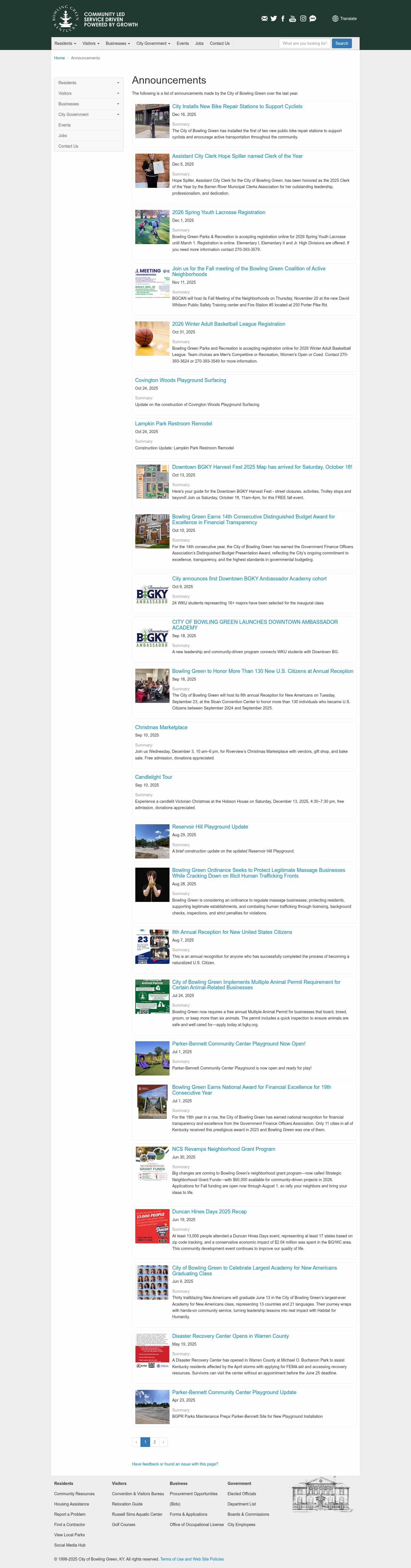 Latest website image capture