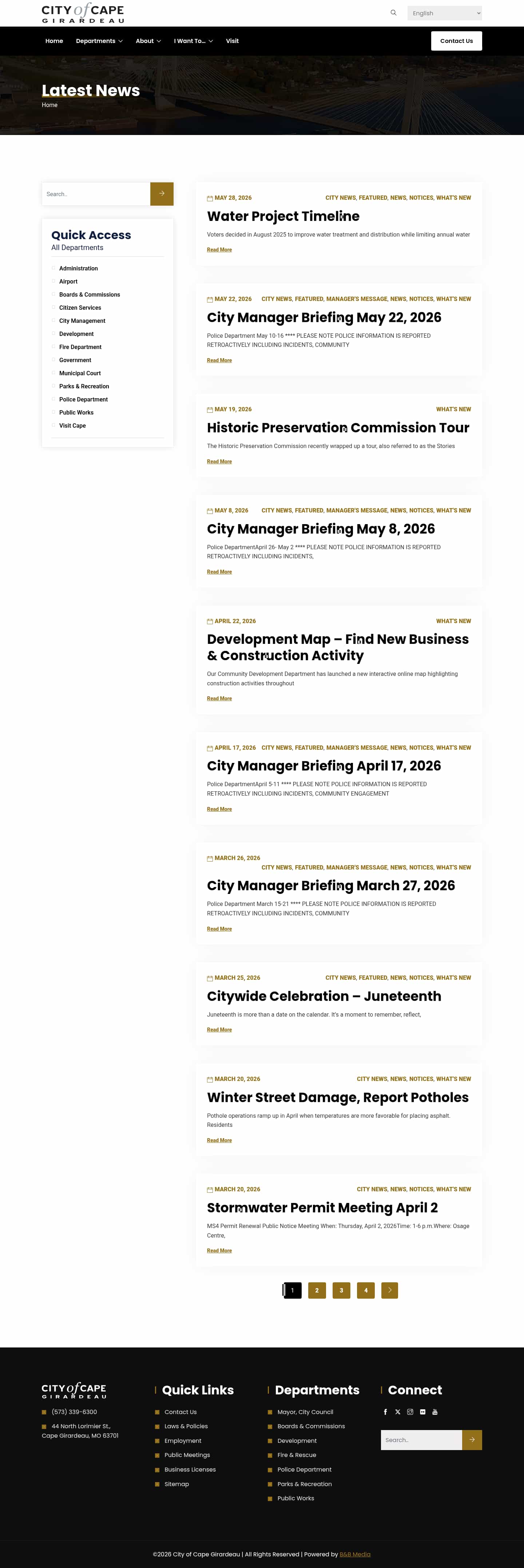 Latest website image capture