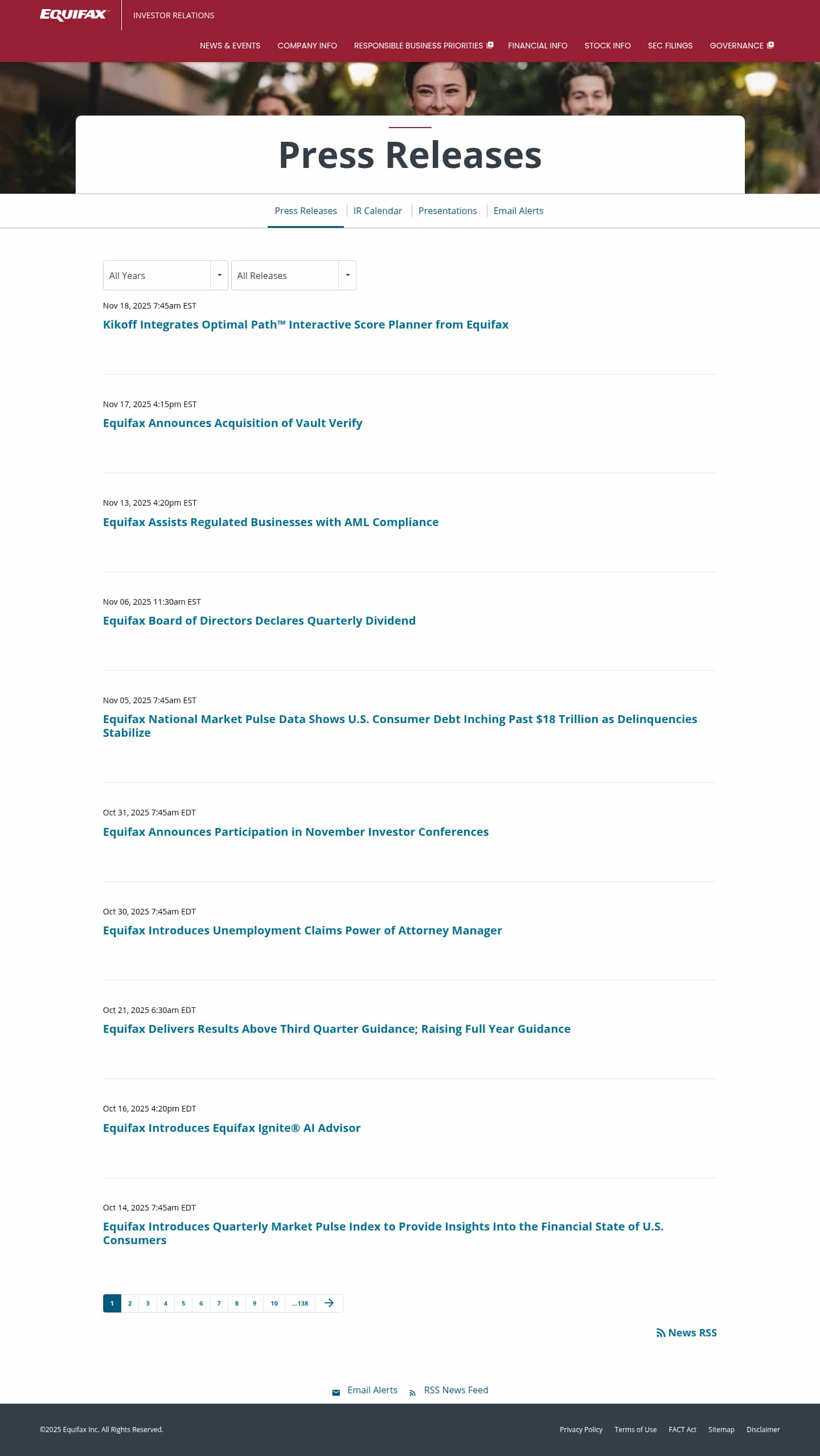 Latest website image capture