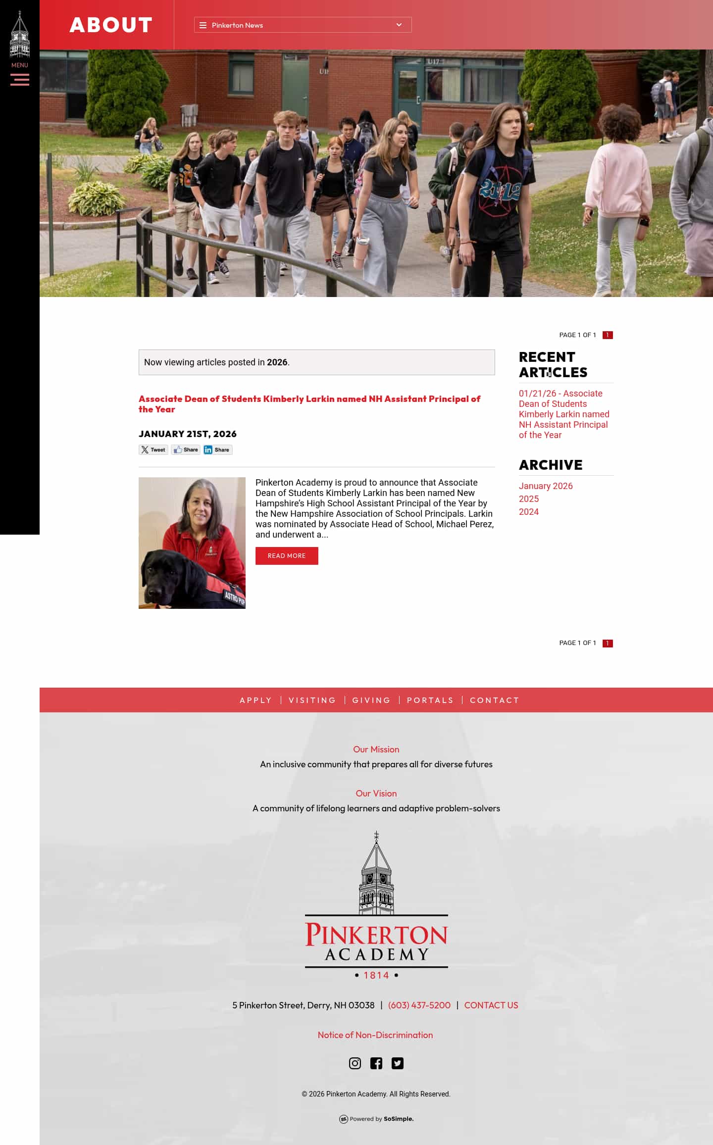 Latest website image capture