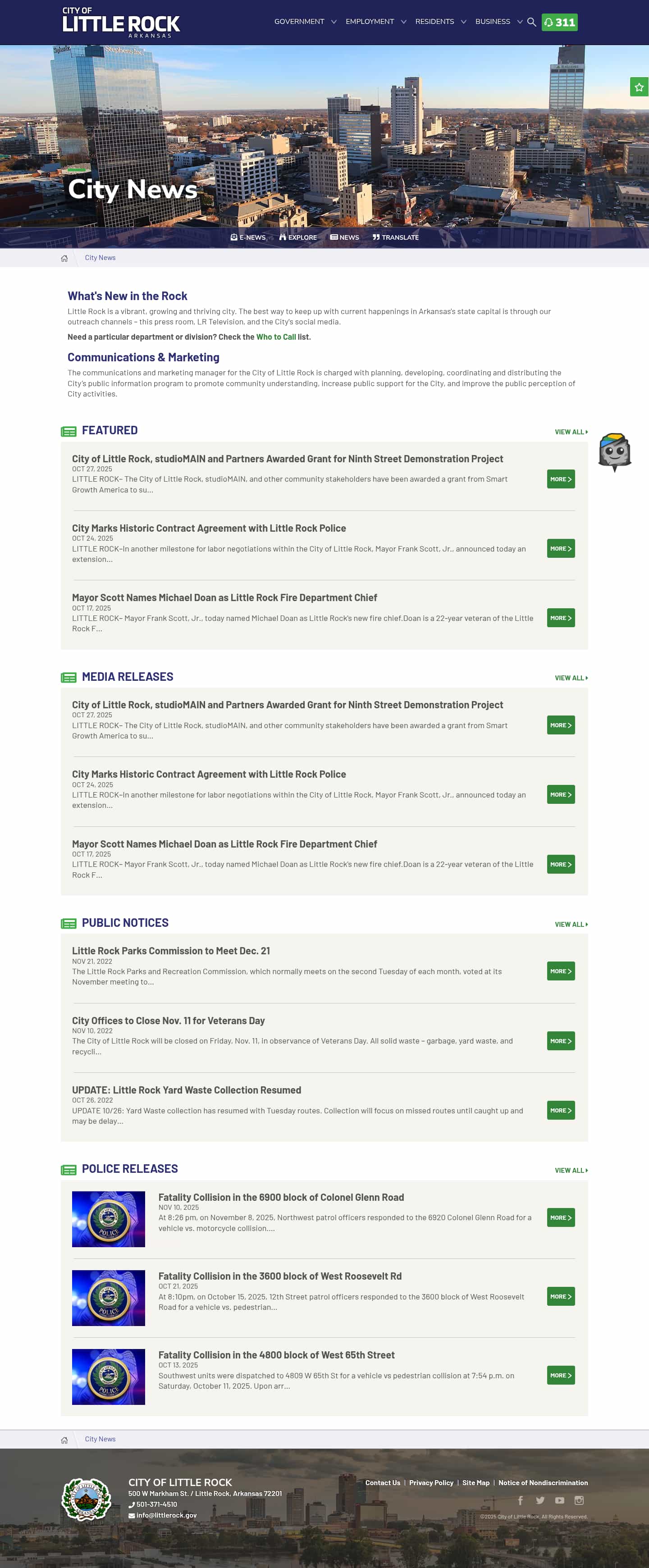 Latest website image capture