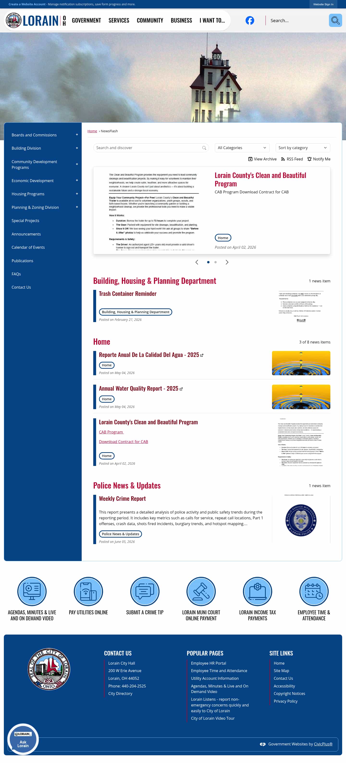Latest website image capture