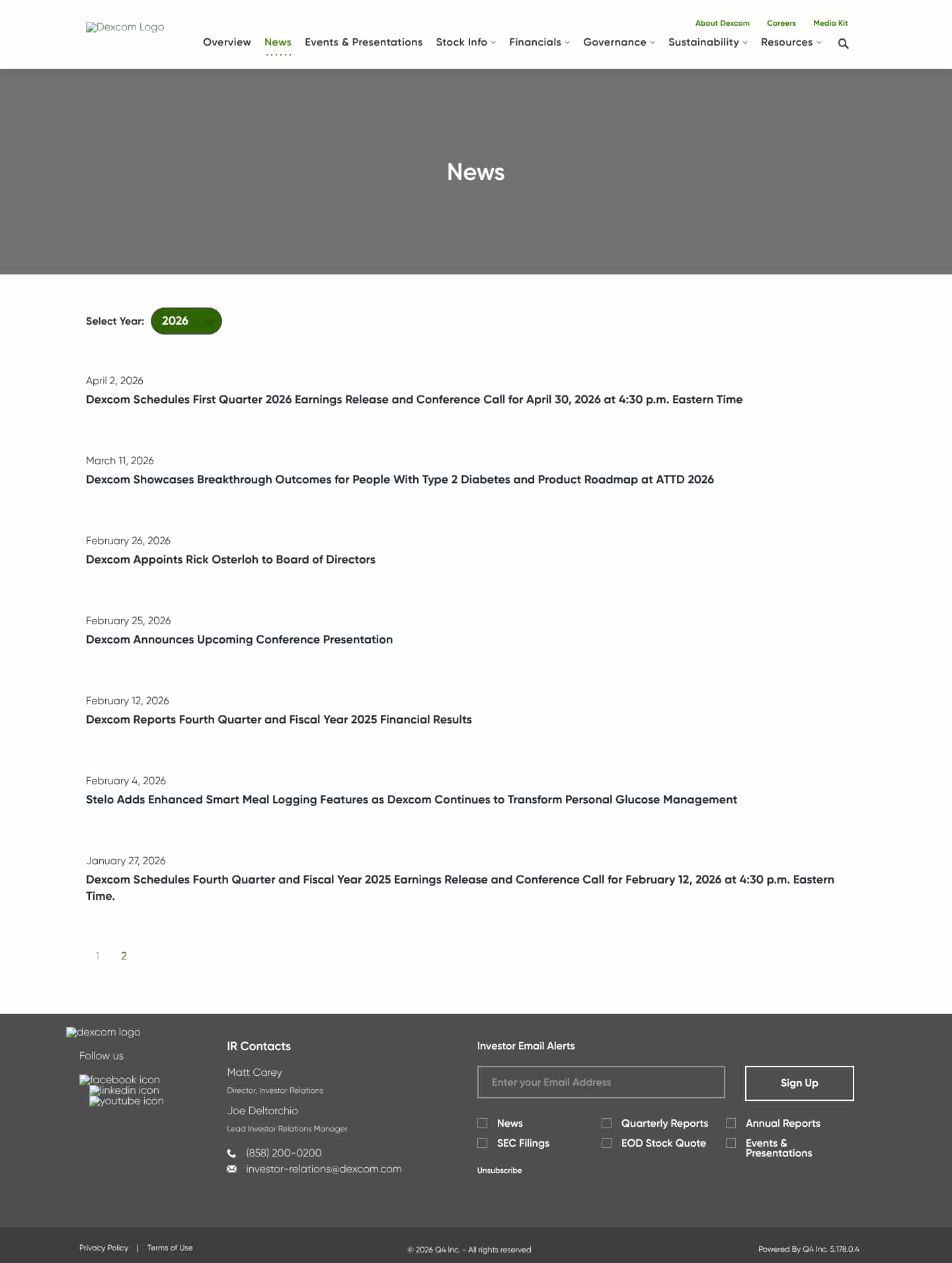 Latest website image capture