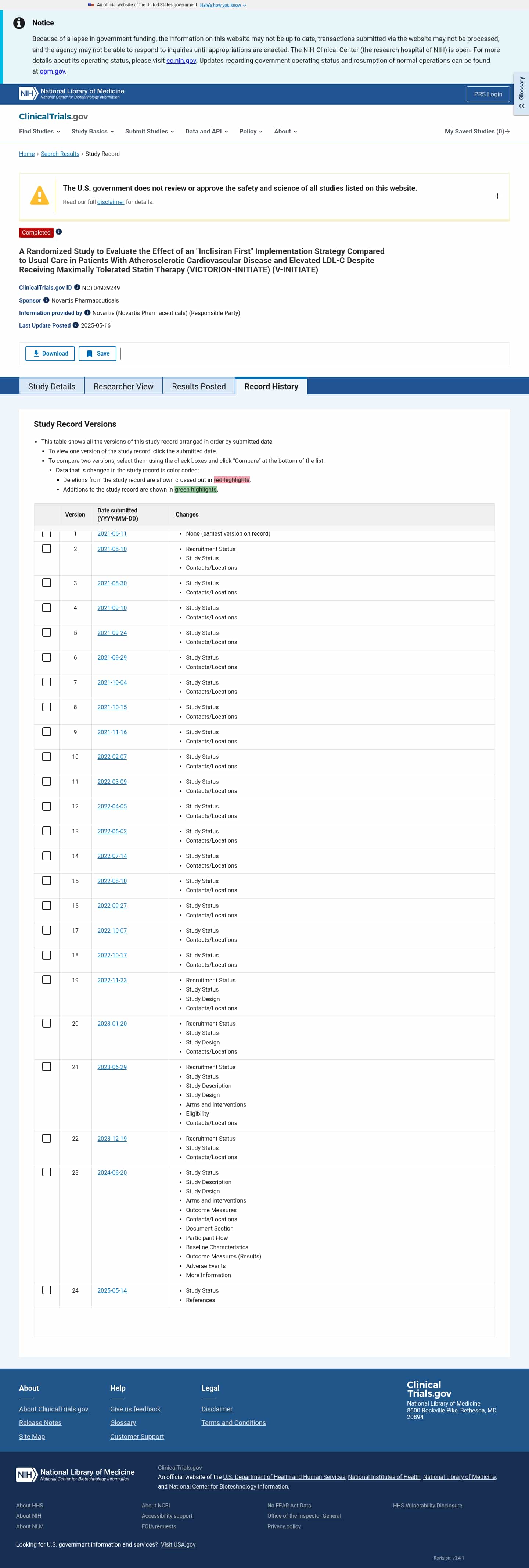 Latest website image capture