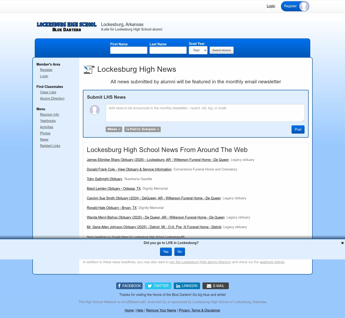 Latest website image capture