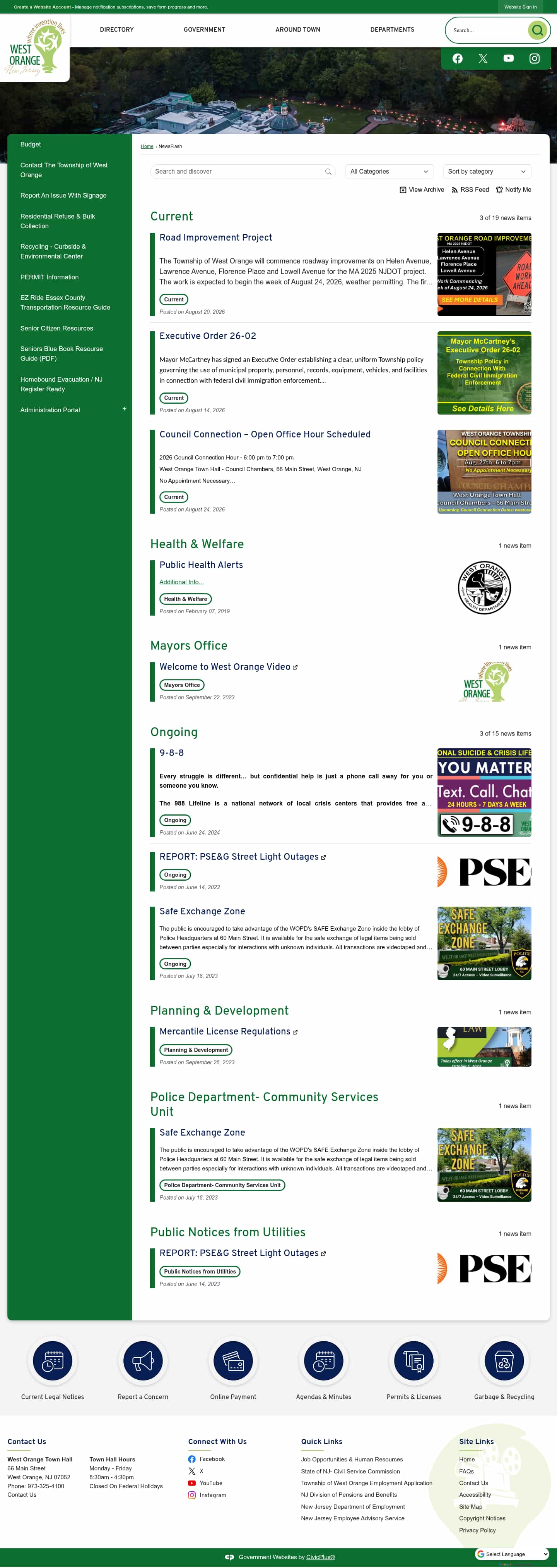 Latest website image capture