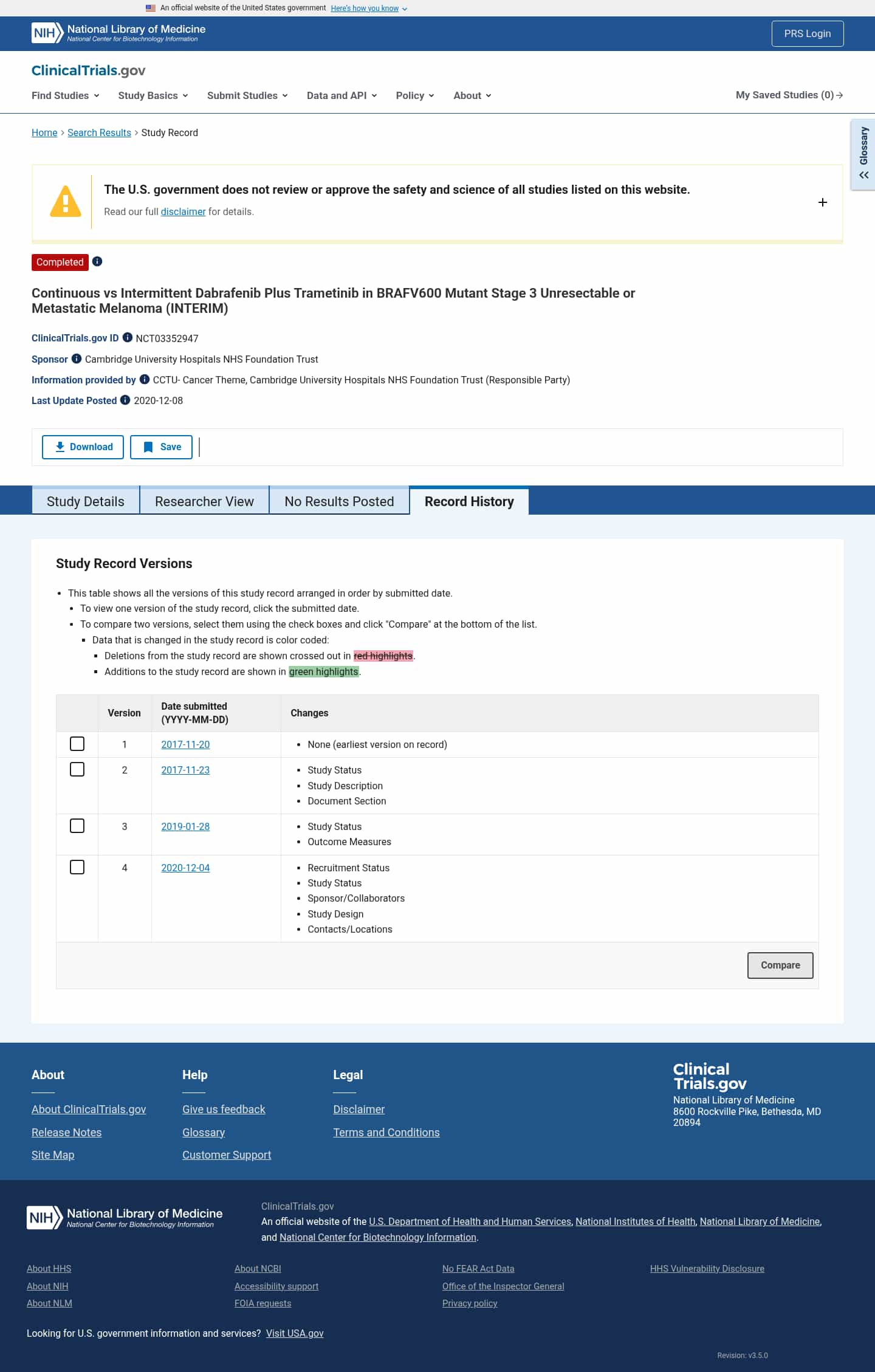 Latest website image capture