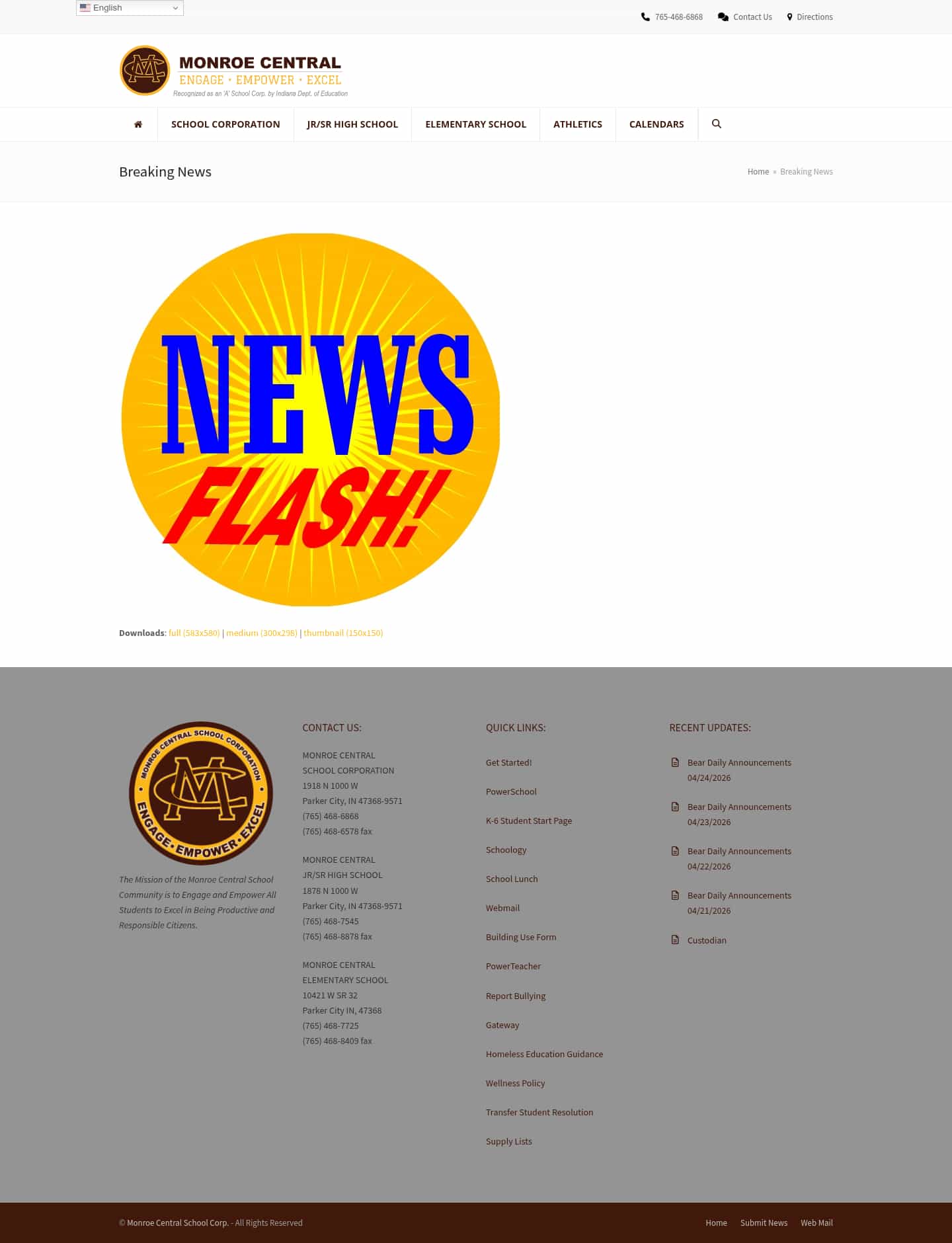 Latest website image capture