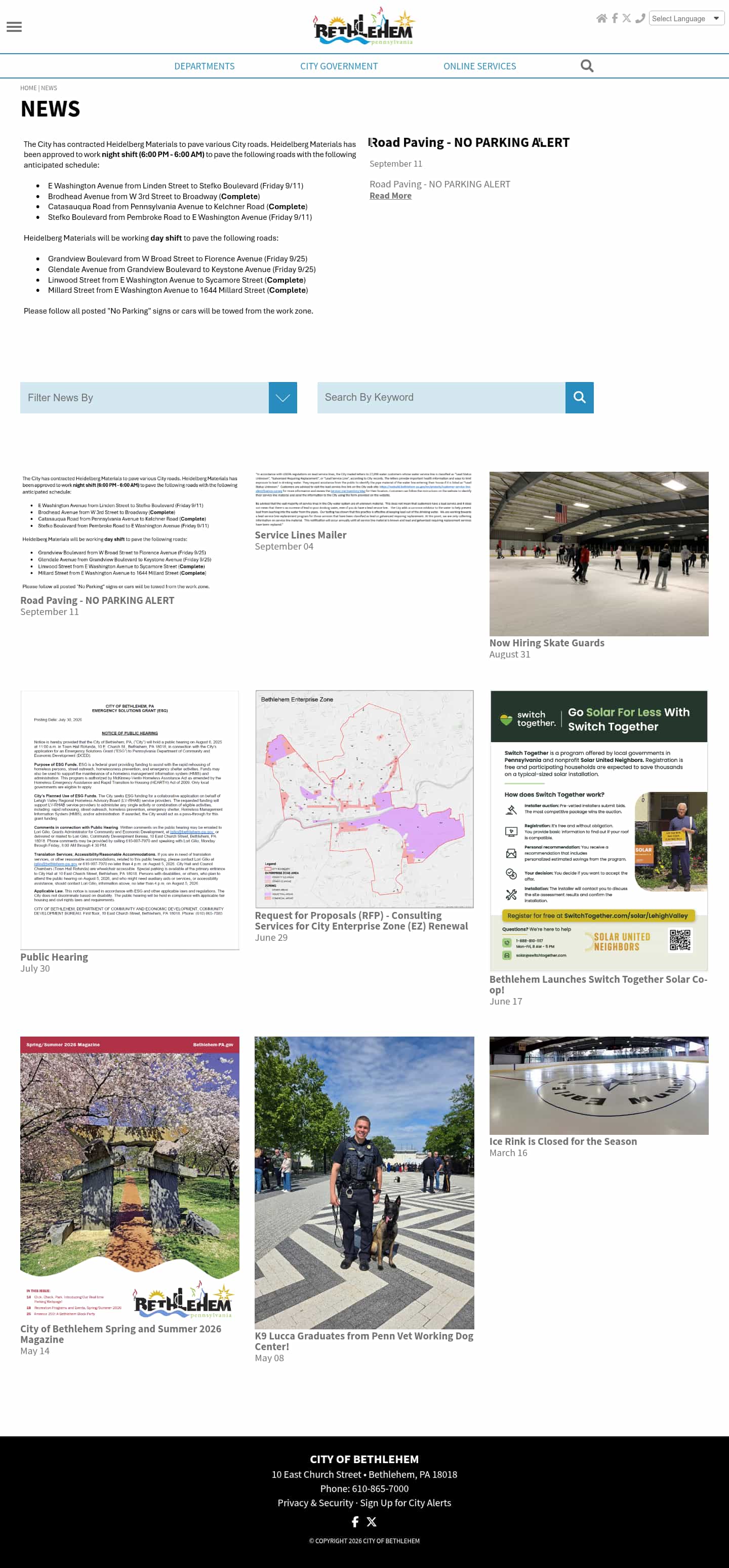Latest website image capture