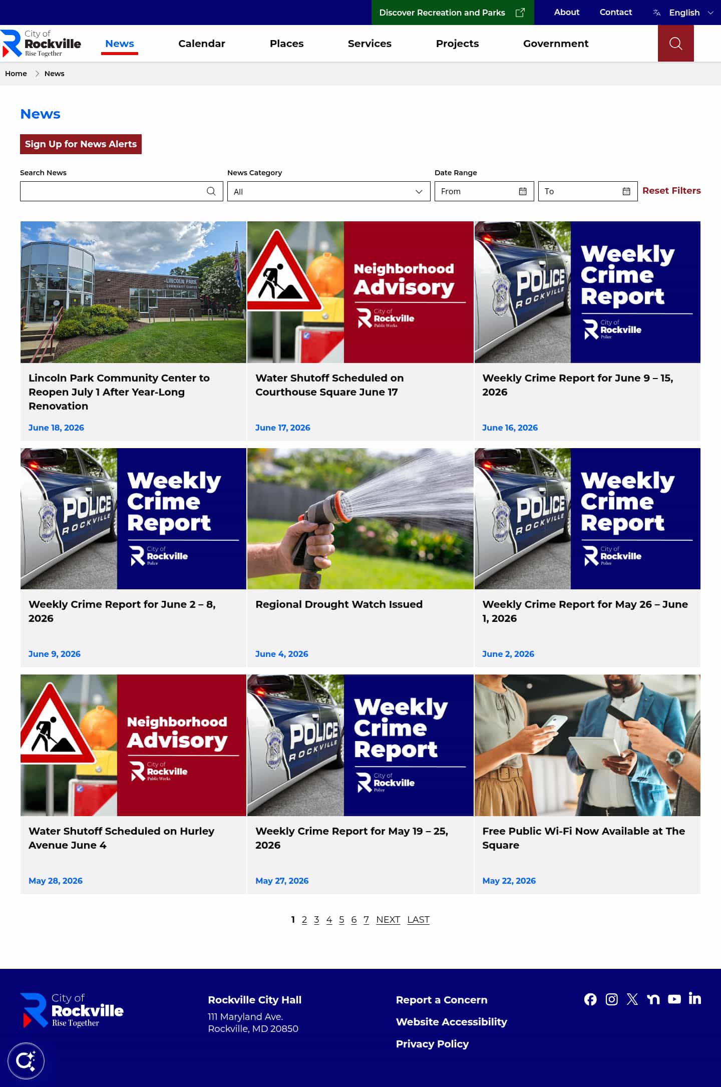Latest website image capture