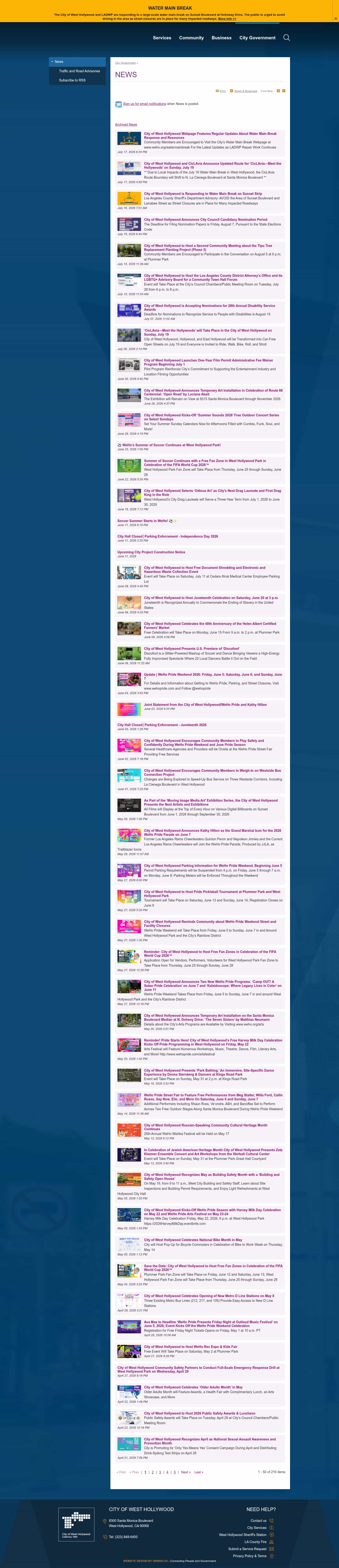 Latest website image capture