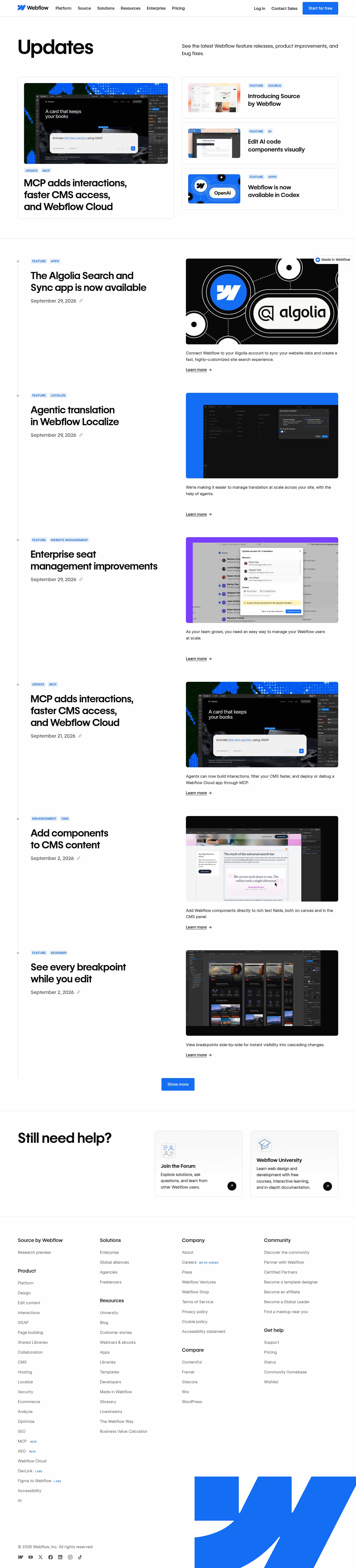 Latest website image capture