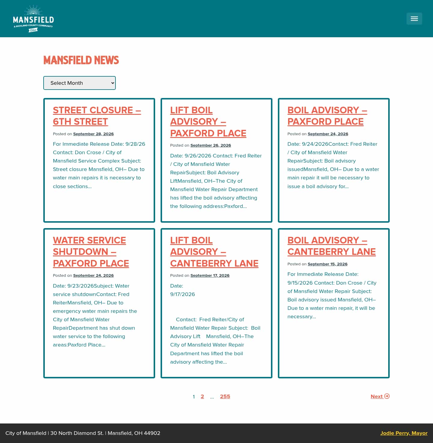 Latest website image capture