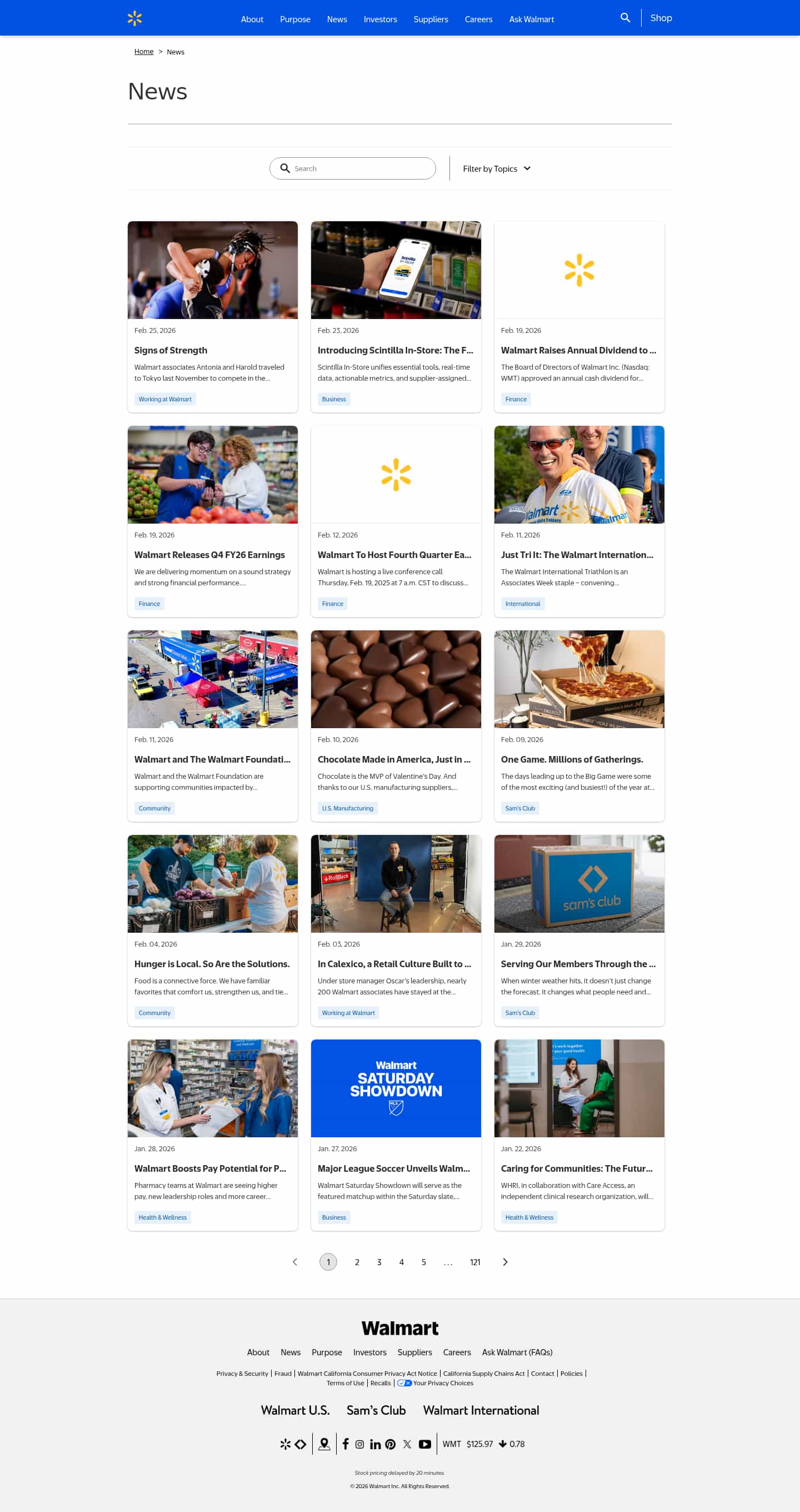Latest website image capture