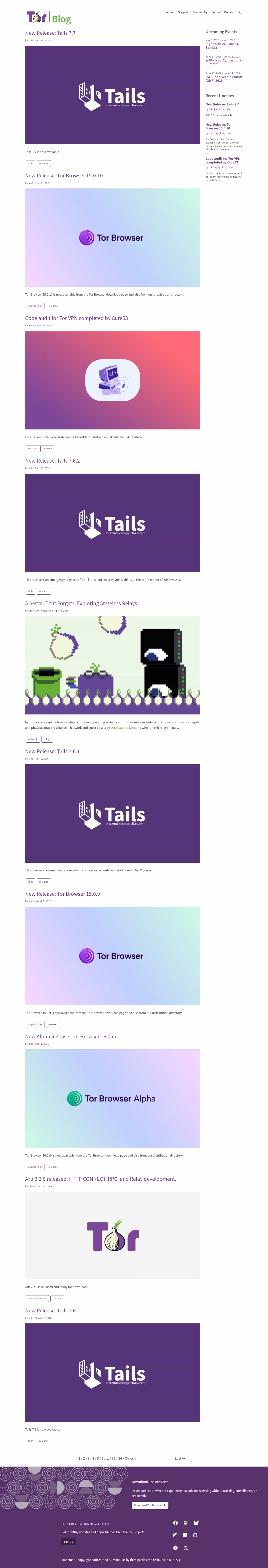 Latest website image capture