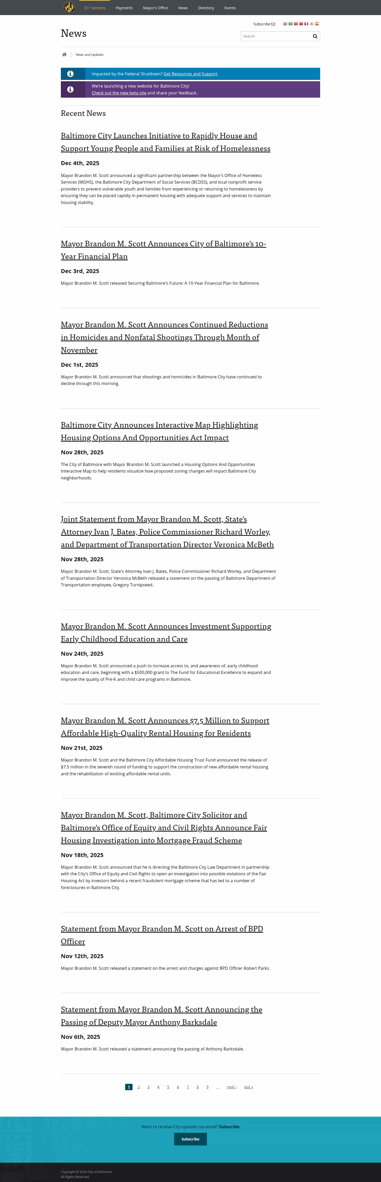 Latest website image capture