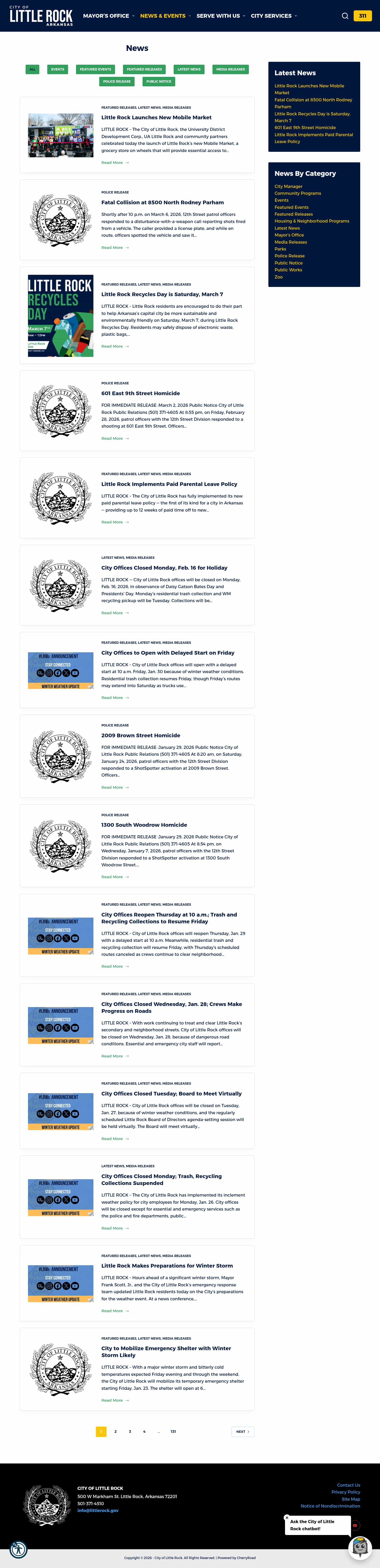 Latest website image capture