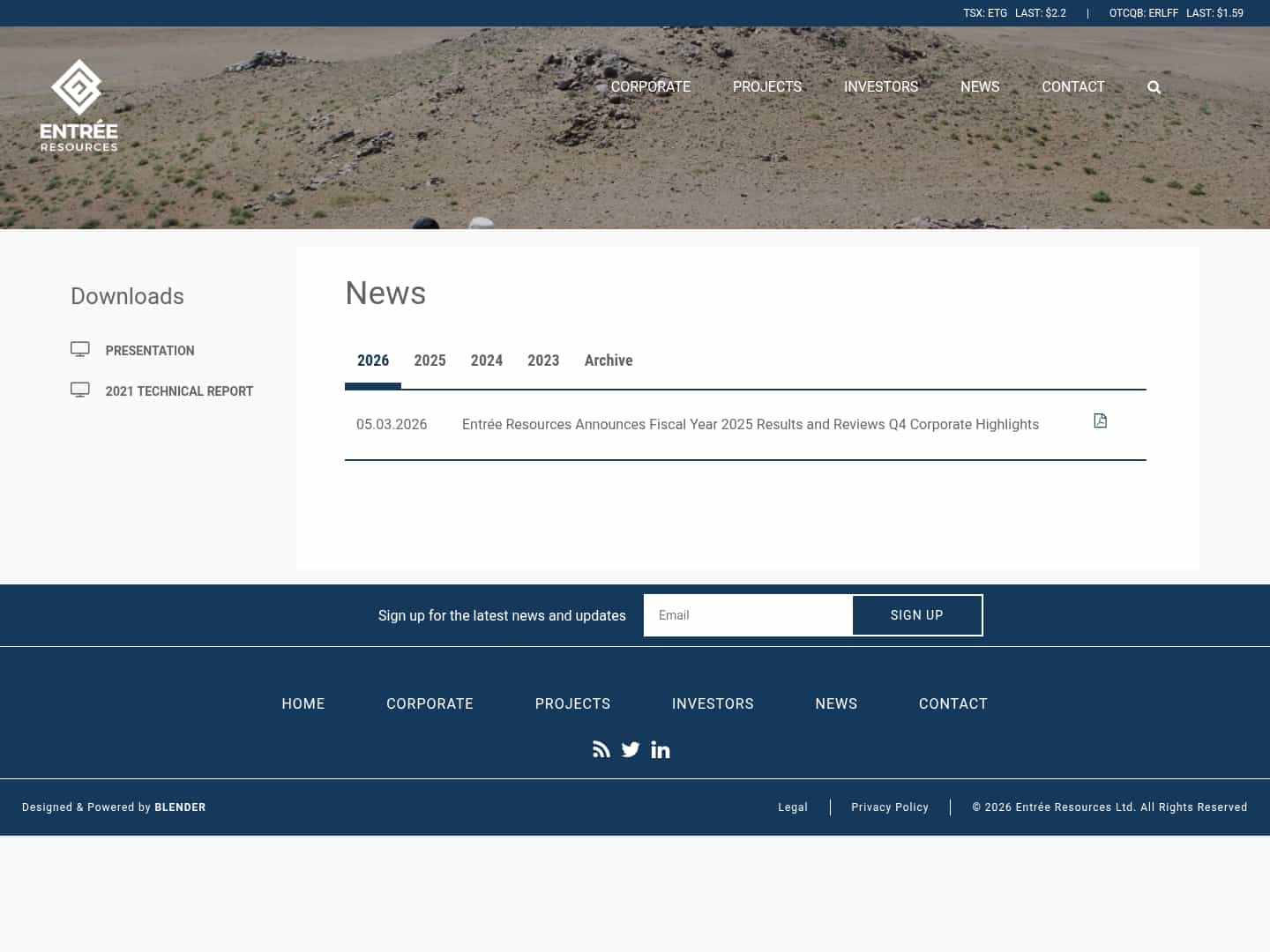Latest website image capture