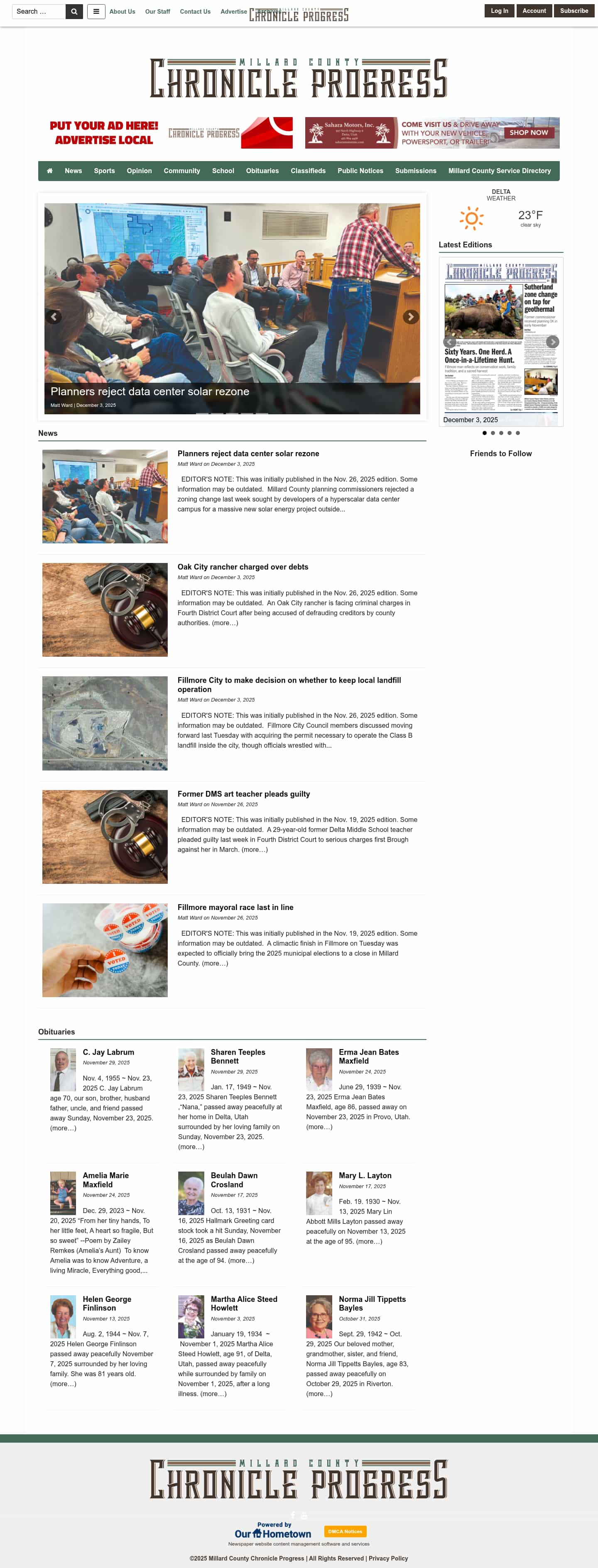 Latest website image capture