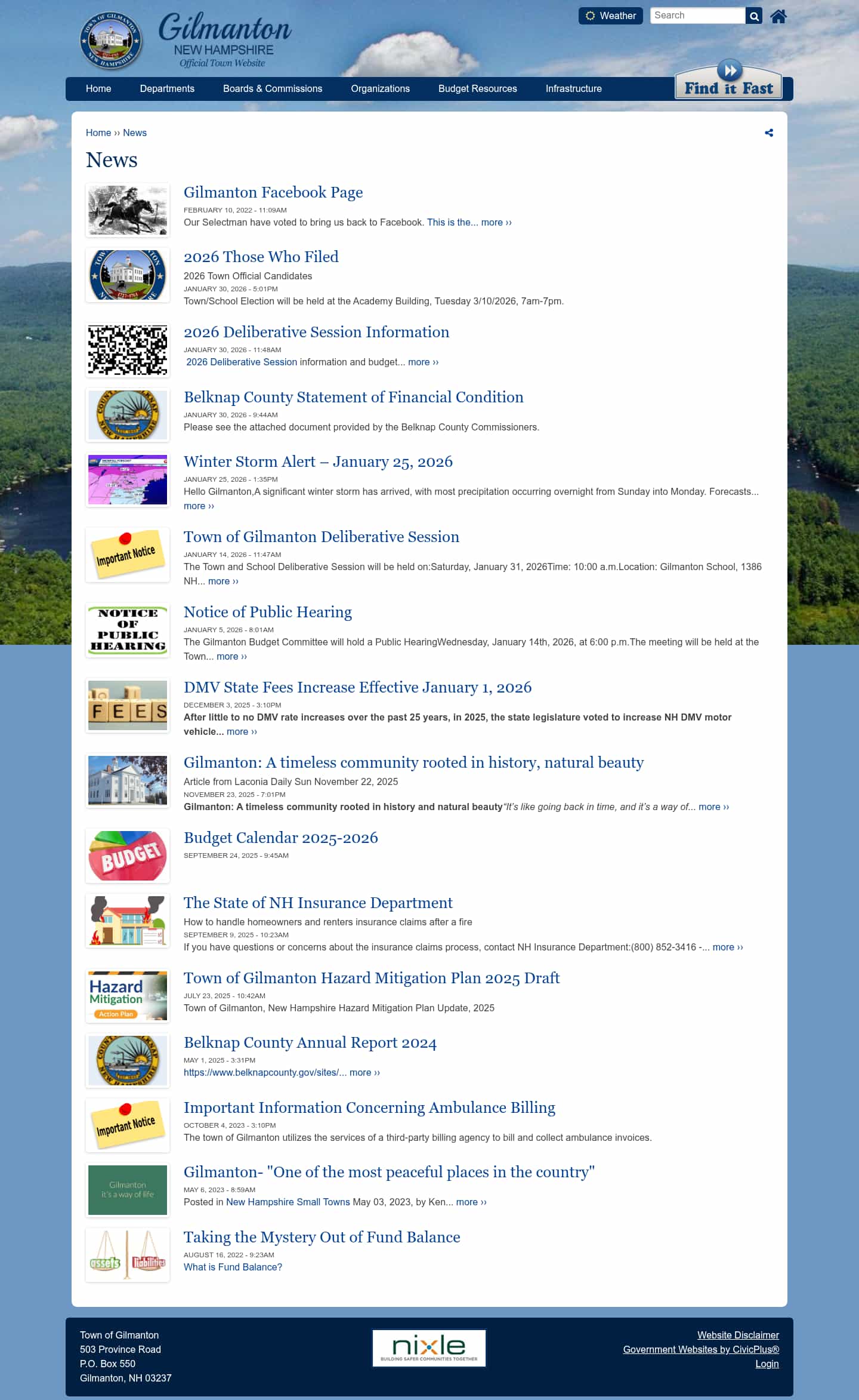 Latest website image capture