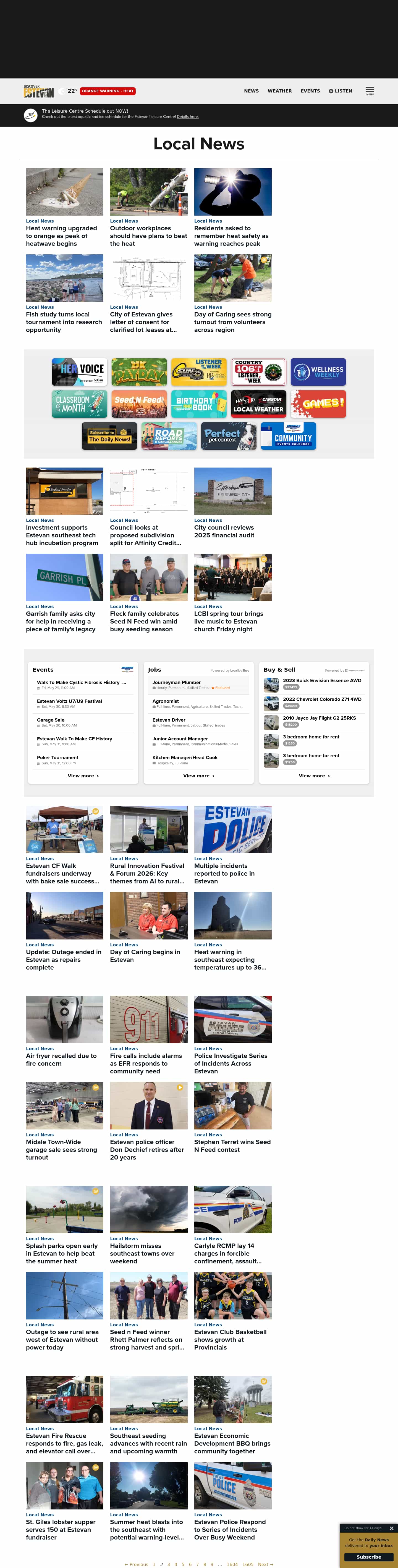 Latest website image capture