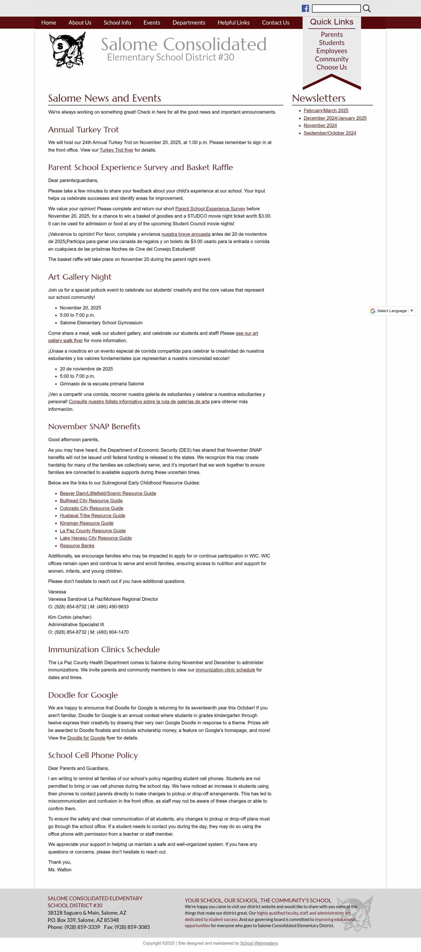 Latest website image capture