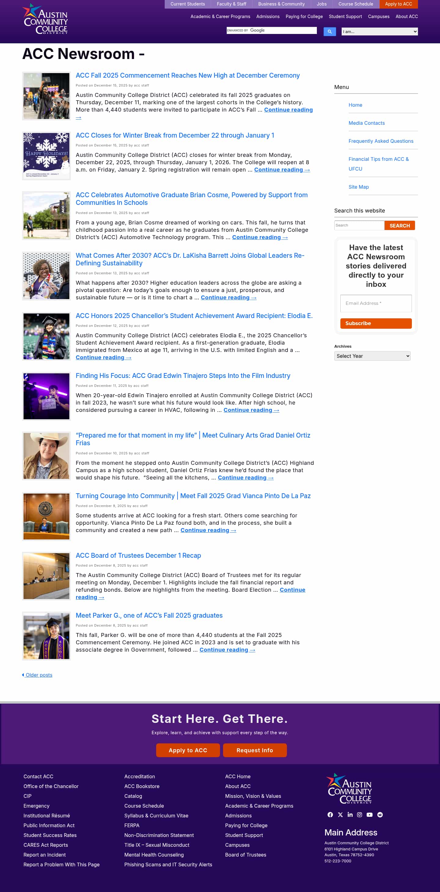 Latest website image capture