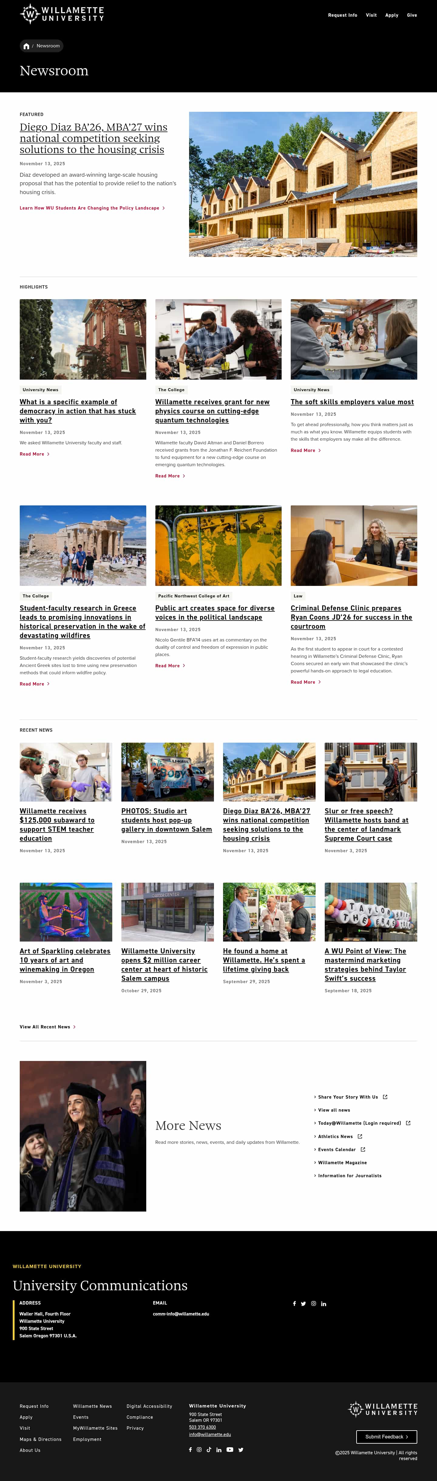 Latest website image capture