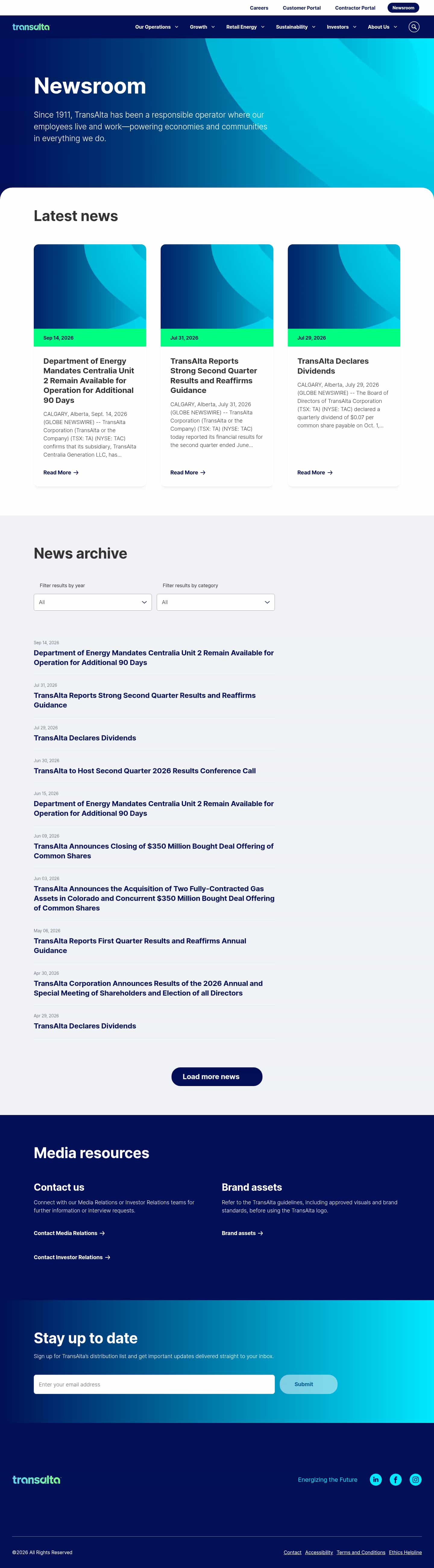 Latest website image capture