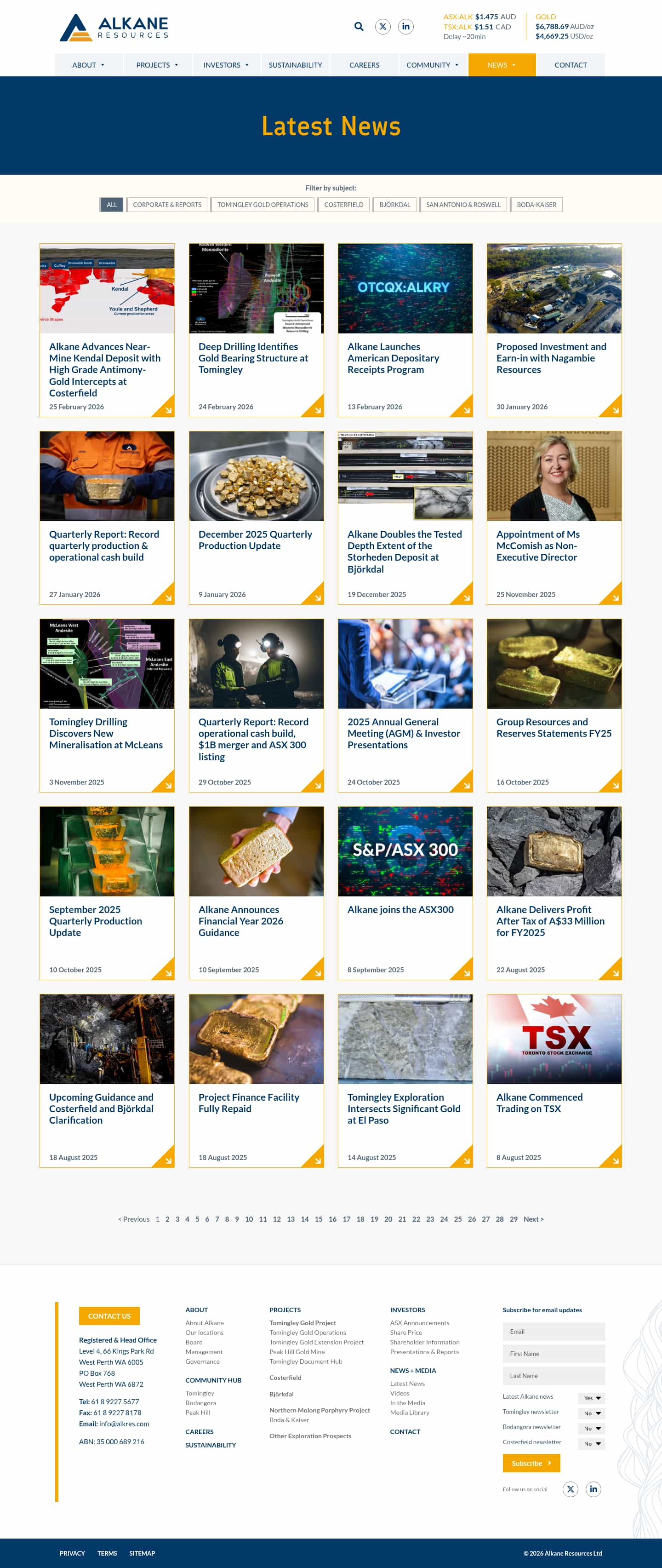 Latest website image capture