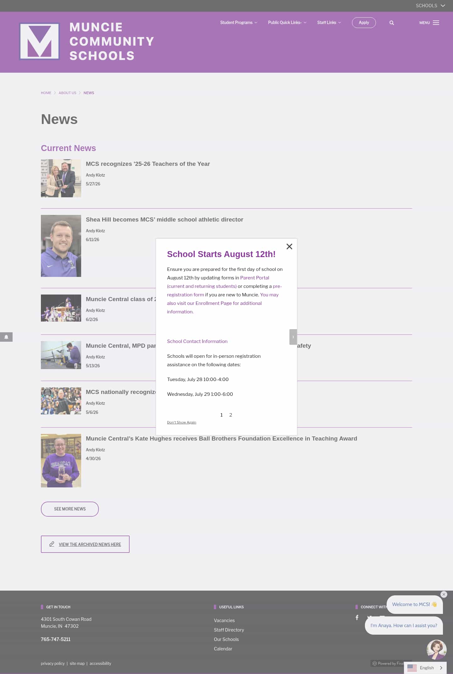 Latest website image capture