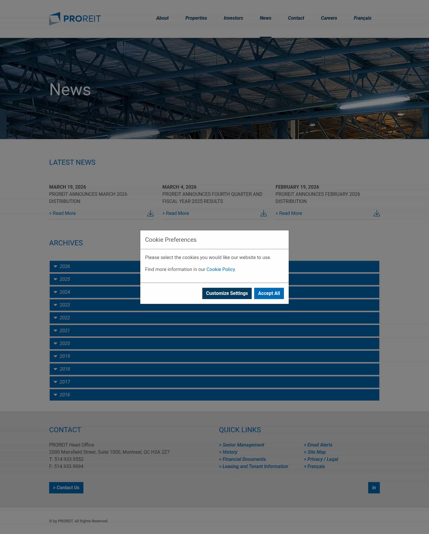 Latest website image capture