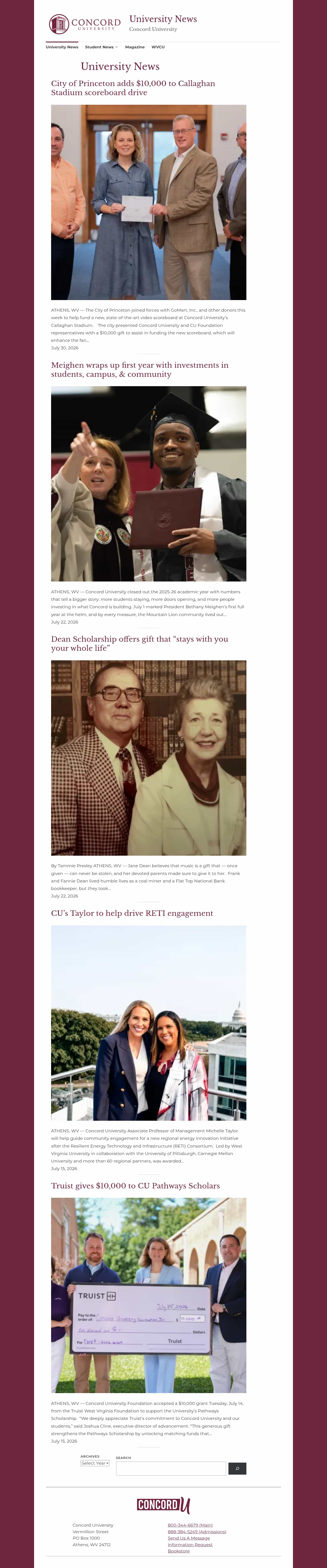 Latest website image capture