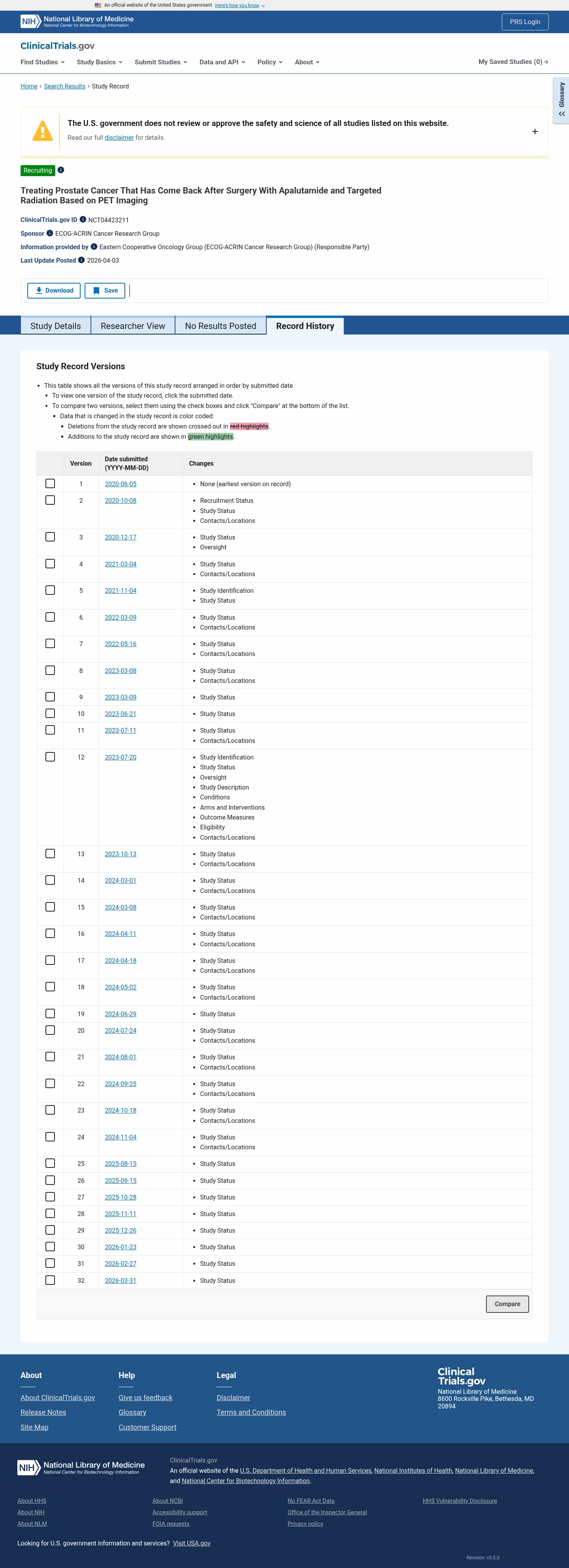 Latest website image capture