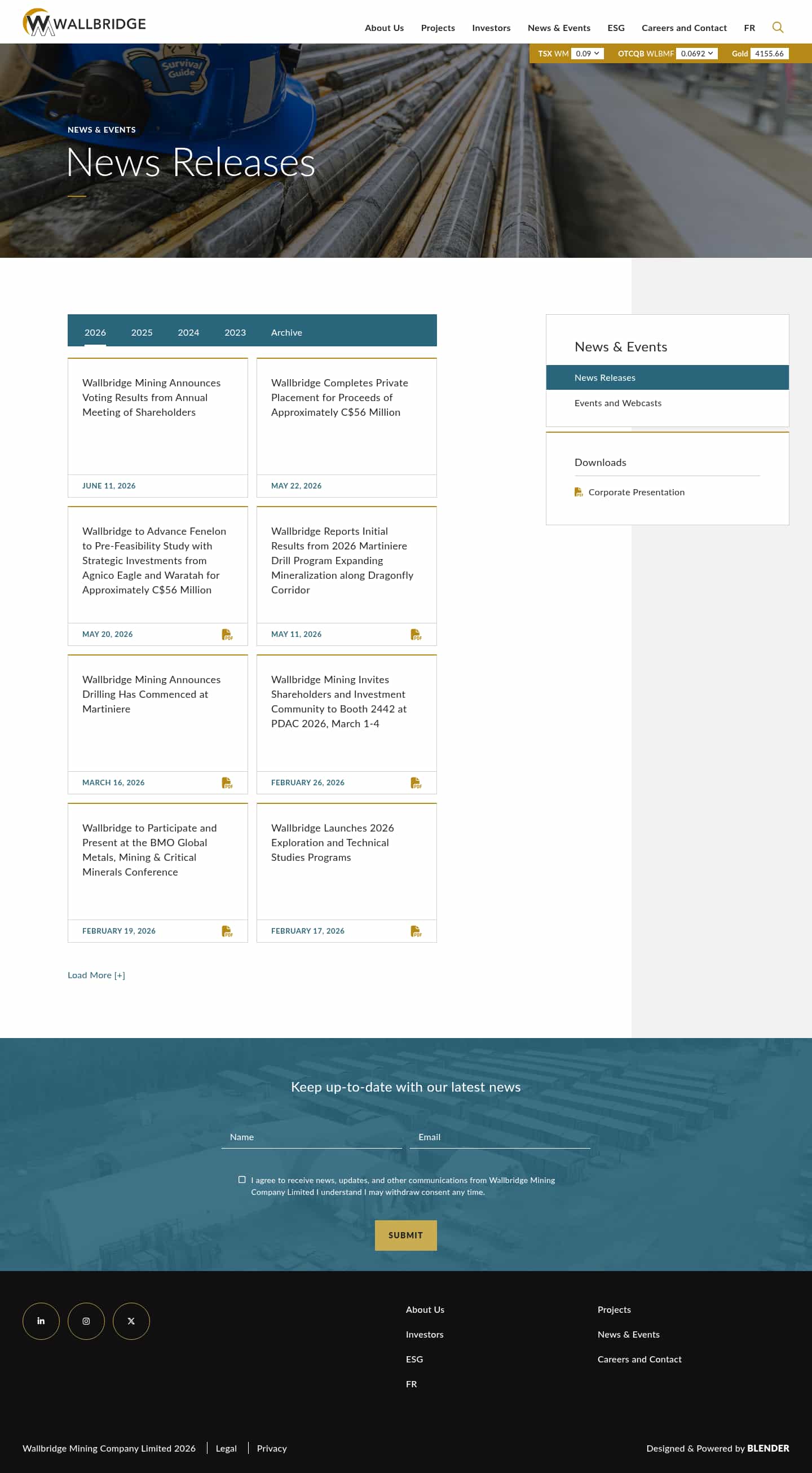 Latest website image capture