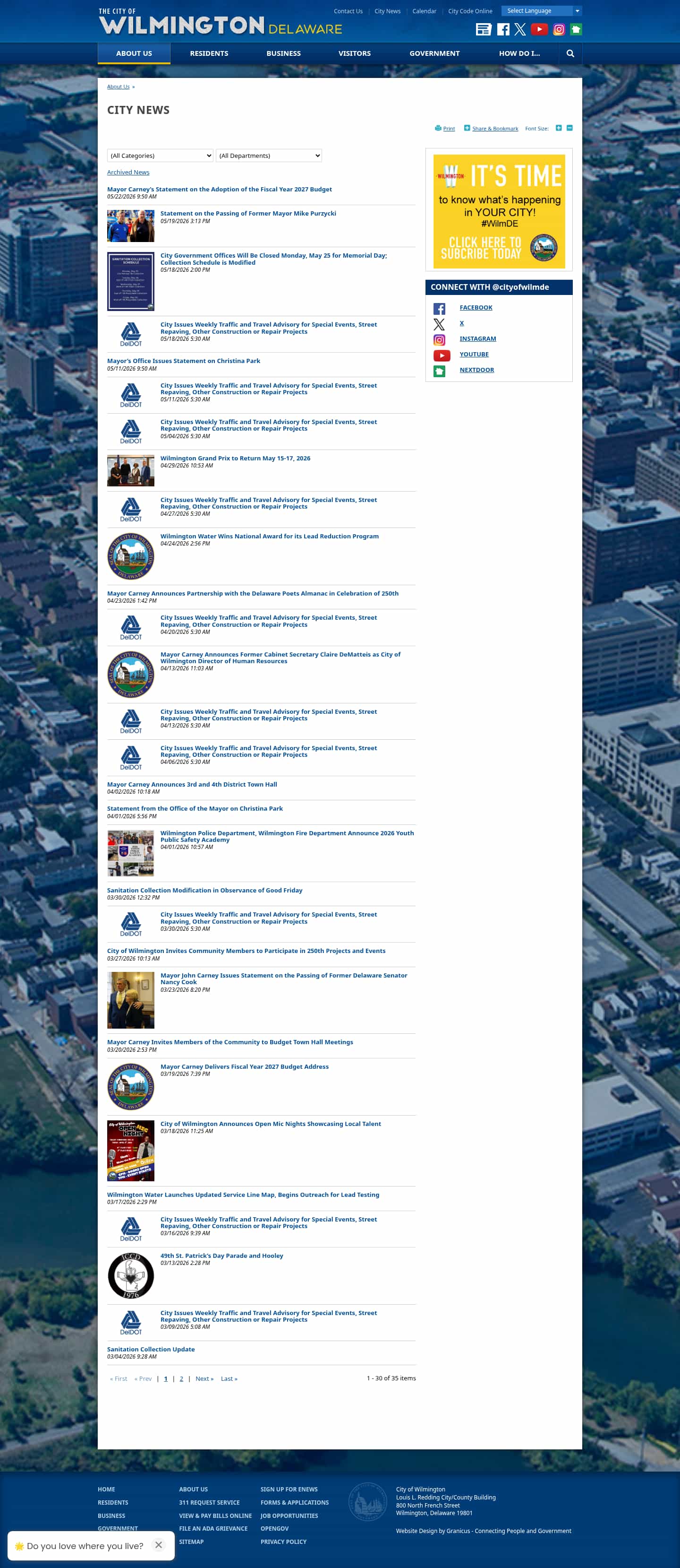 Latest website image capture