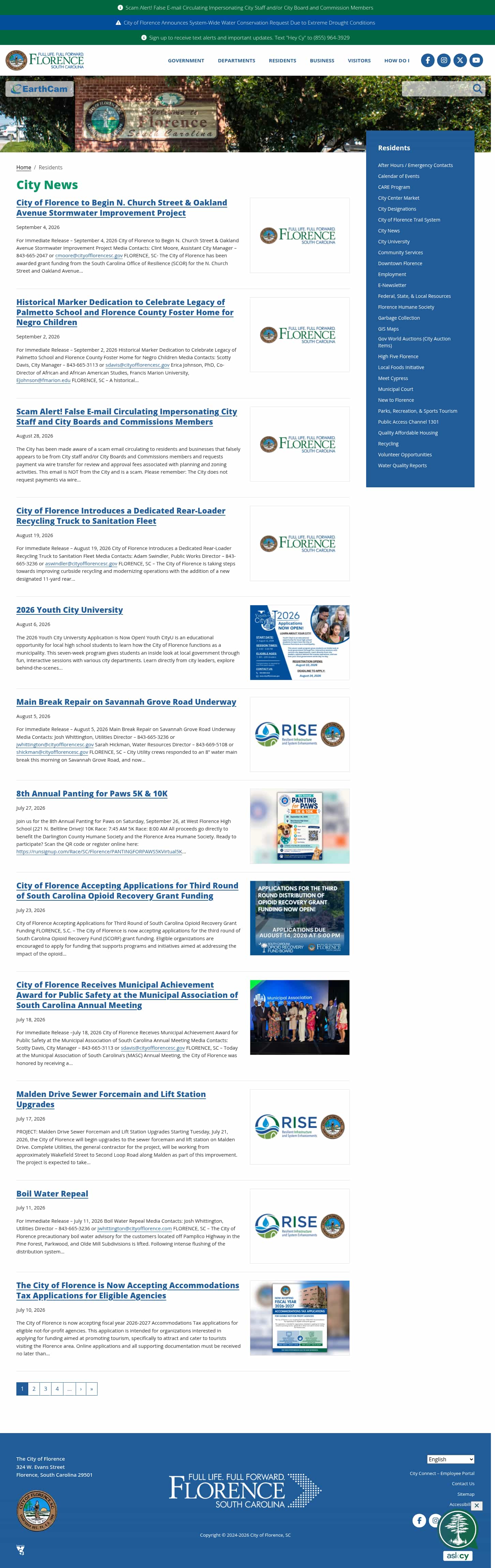 Latest website image capture