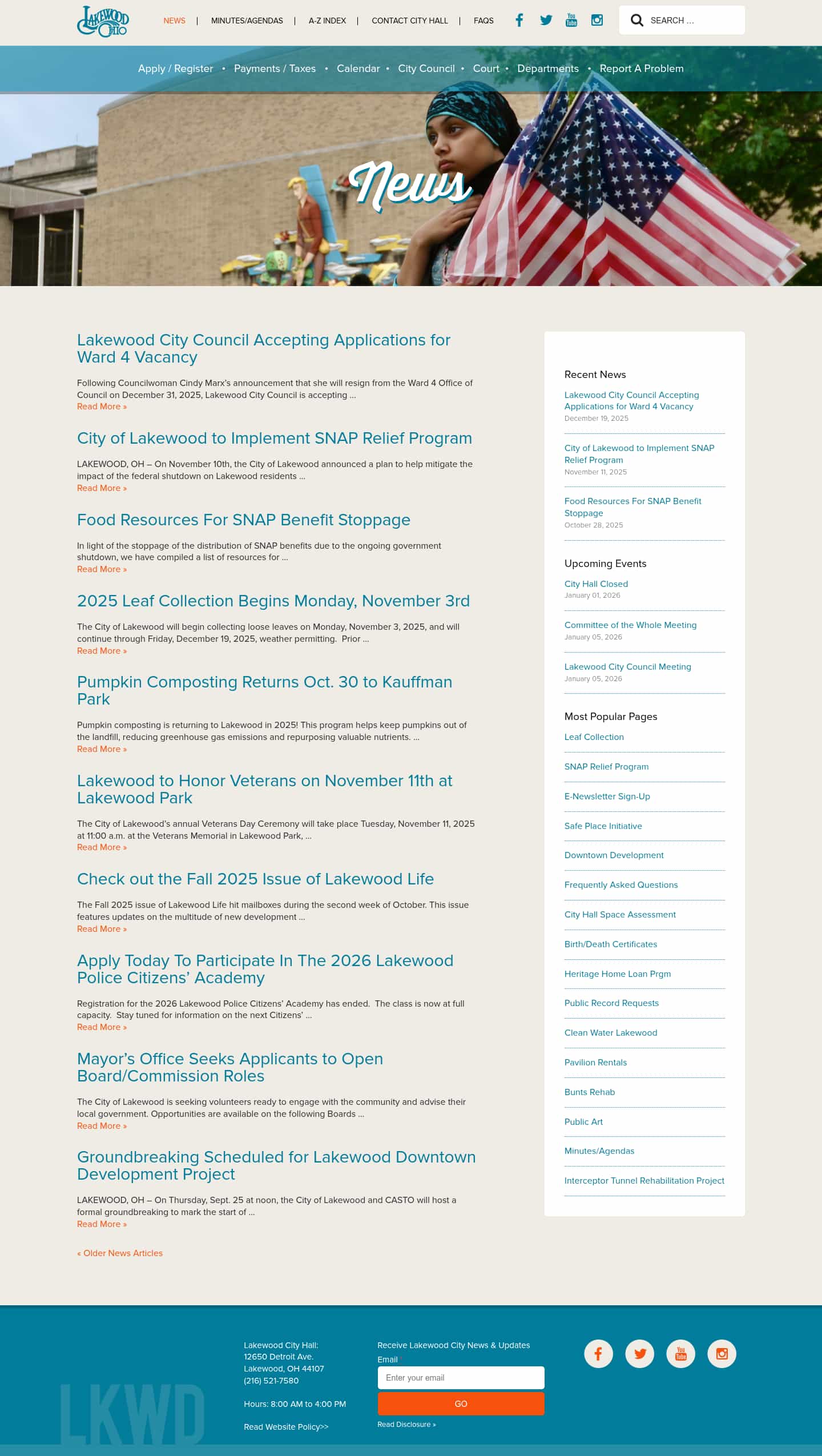 Latest website image capture