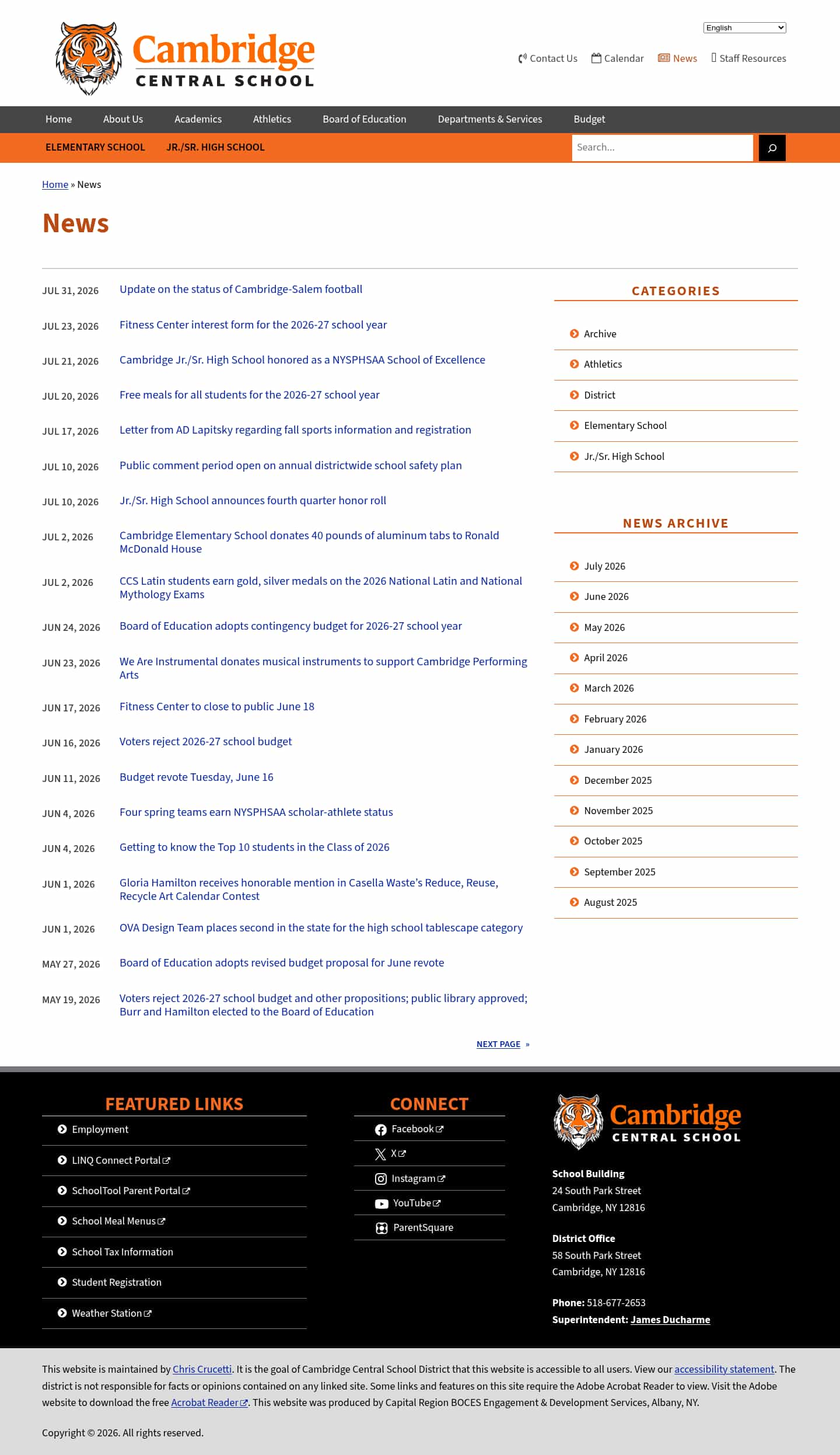 Latest website image capture