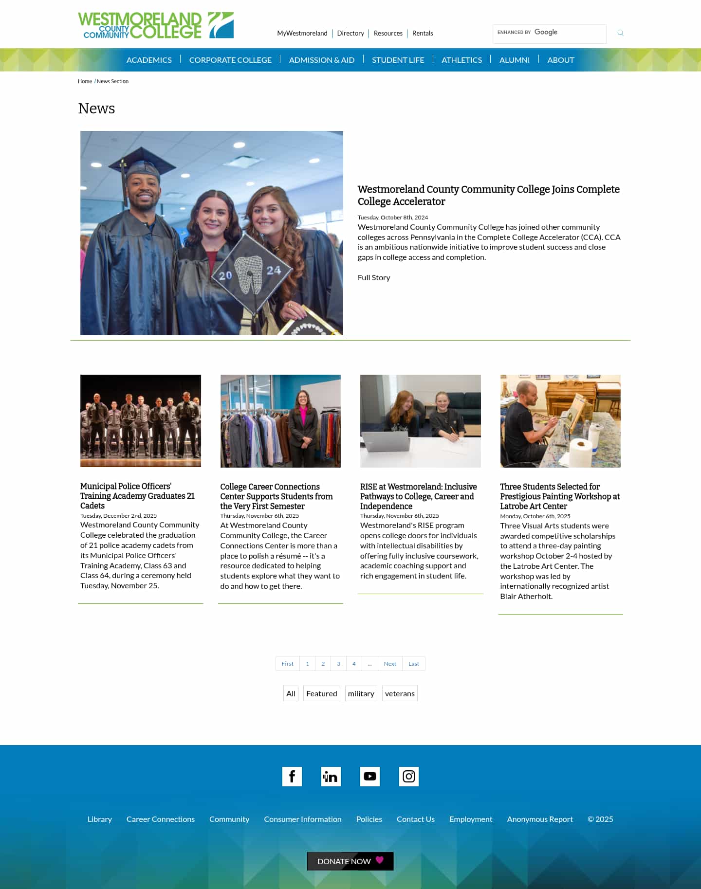 Latest website image capture