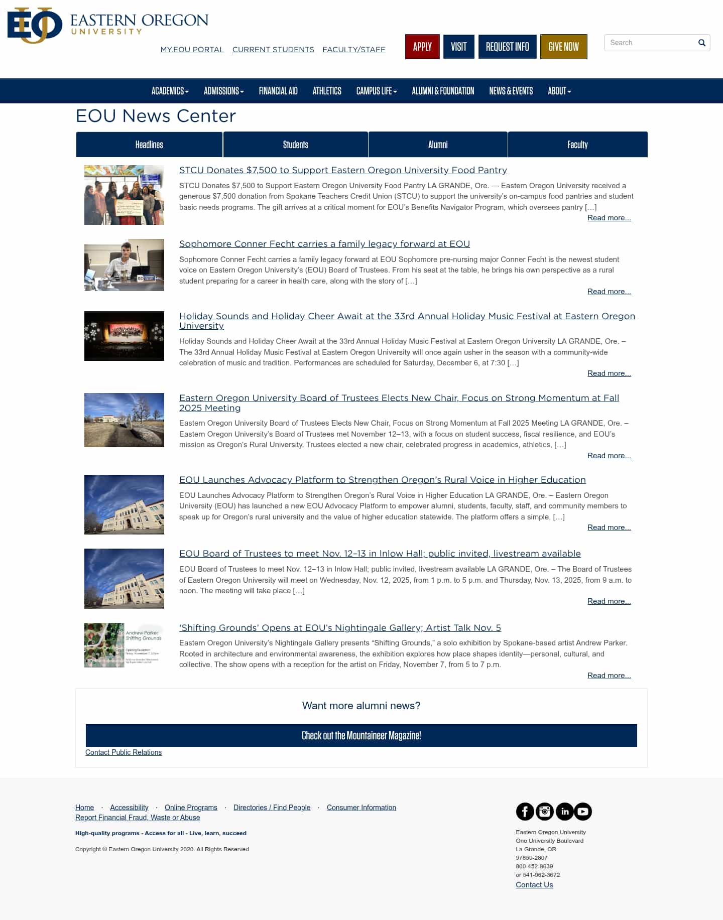 Latest website image capture