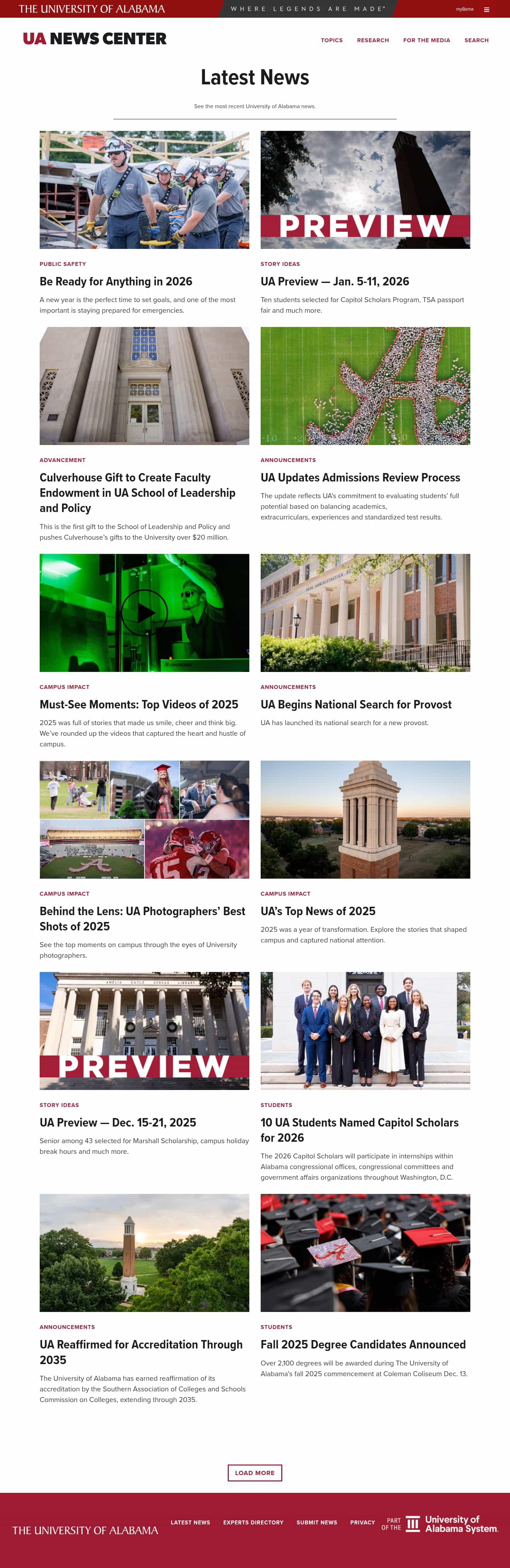 Latest website image capture