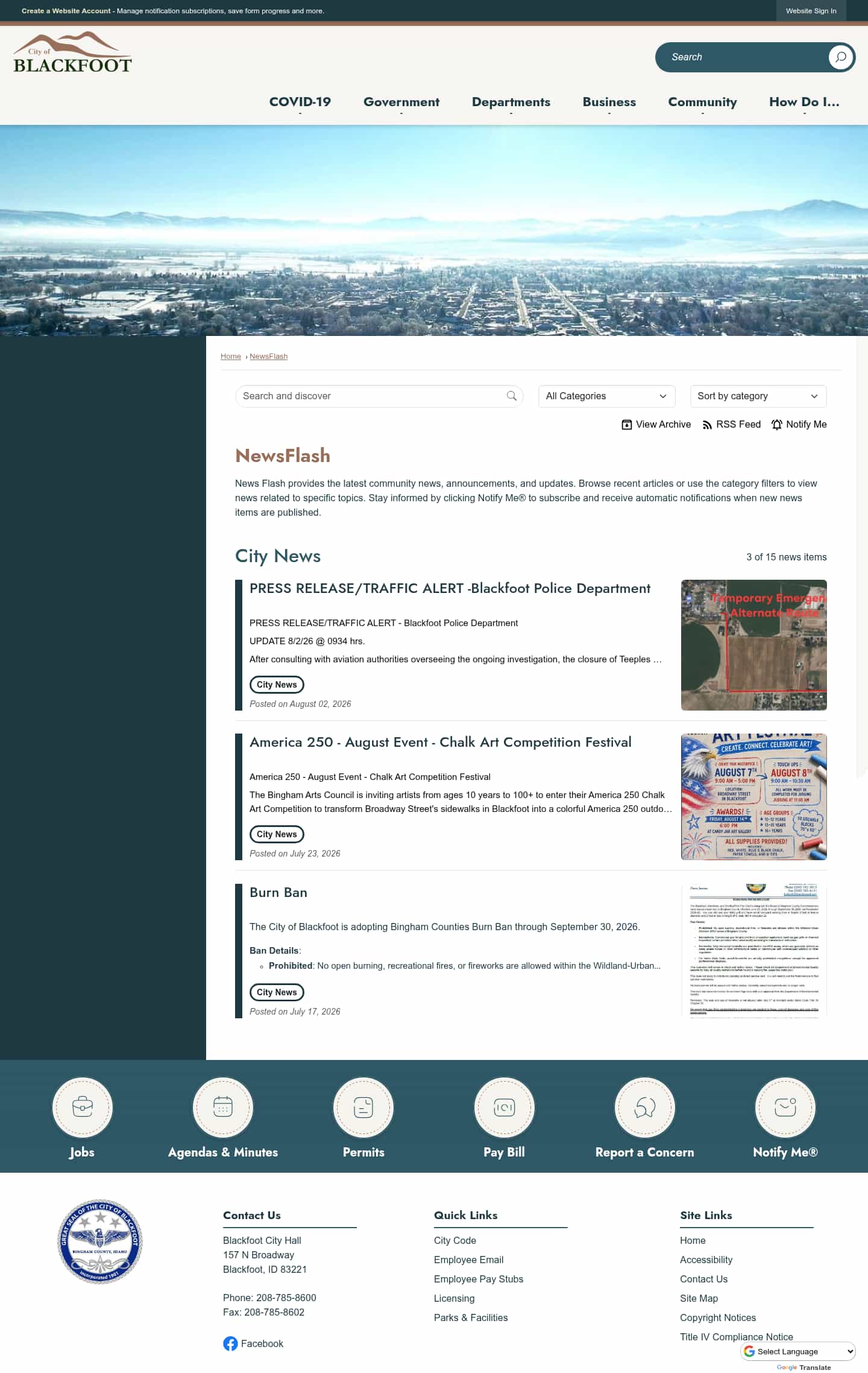 Latest website image capture