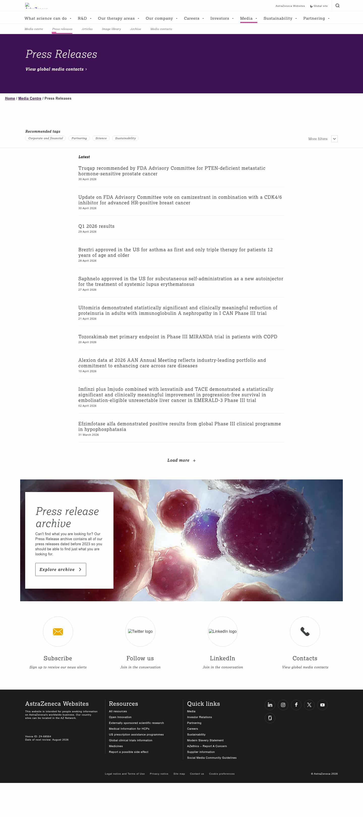Latest website image capture