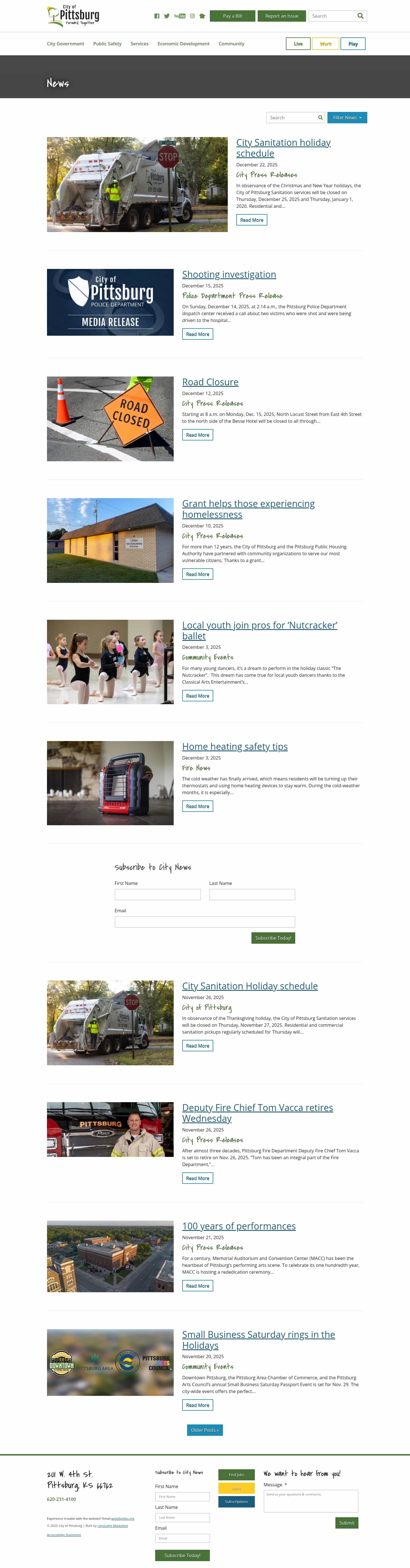 Latest website image capture