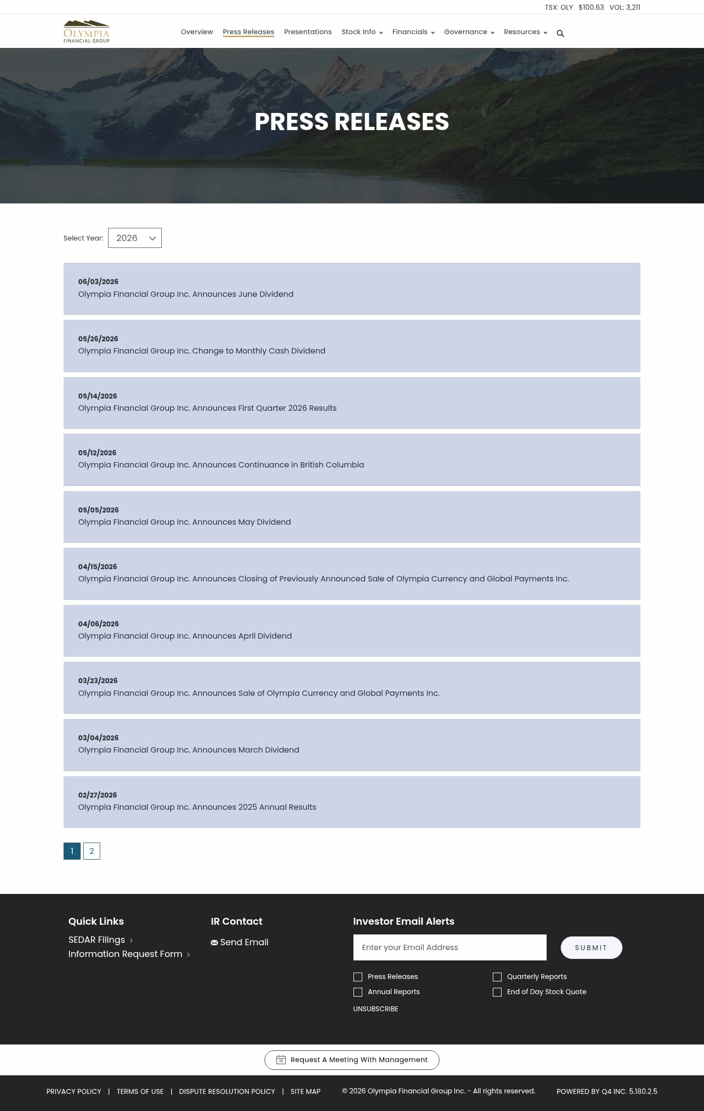 Latest website image capture